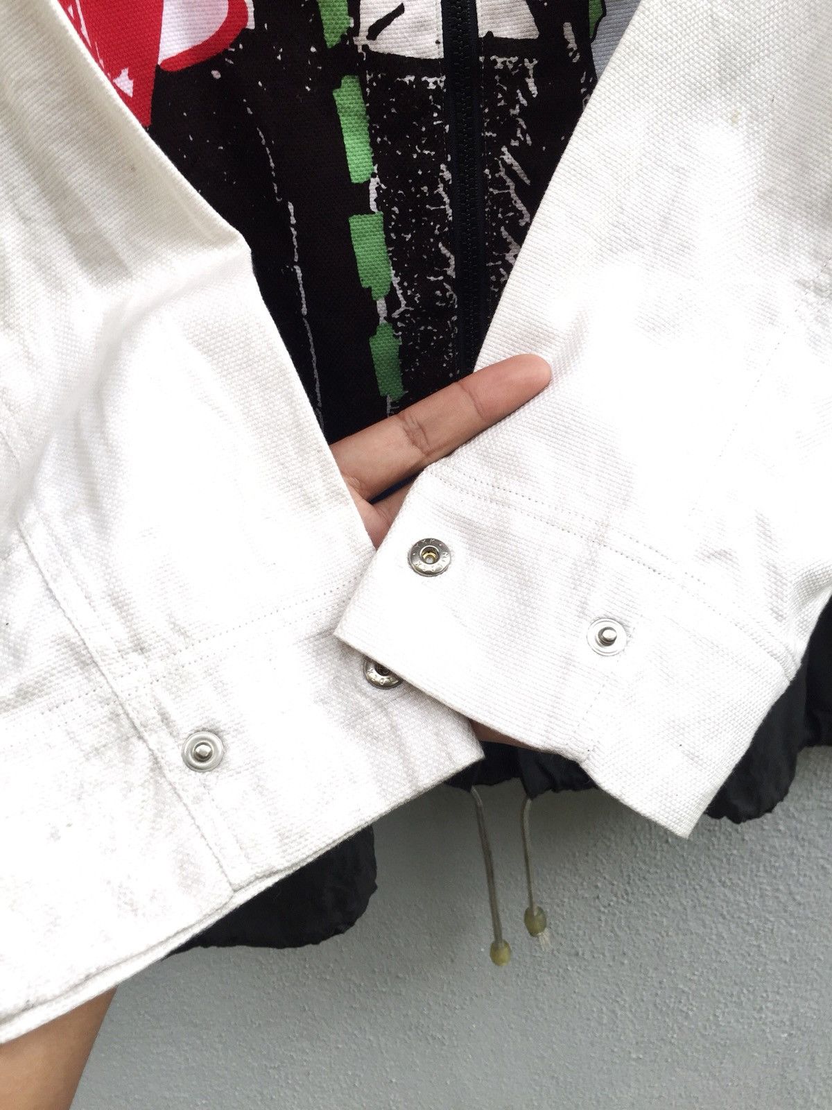 Jean Charles De Castelbajac 90s OverPrint 🐻 Family Hidden Hoodie O/S Jacket Size US L / EU 52-54 / 3 - 7 Thumbnail