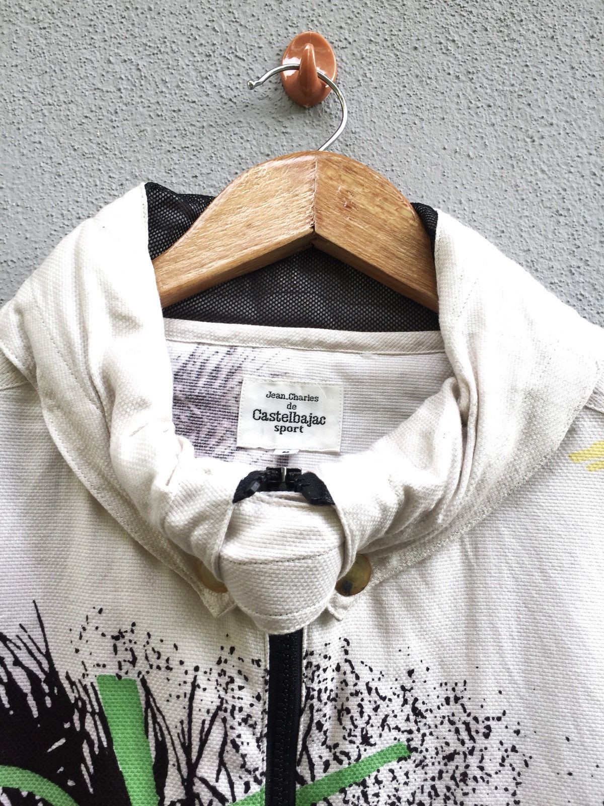 Jean Charles De Castelbajac 90s OverPrint 🐻 Family Hidden Hoodie O/S Jacket Size US L / EU 52-54 / 3 - 4 Thumbnail