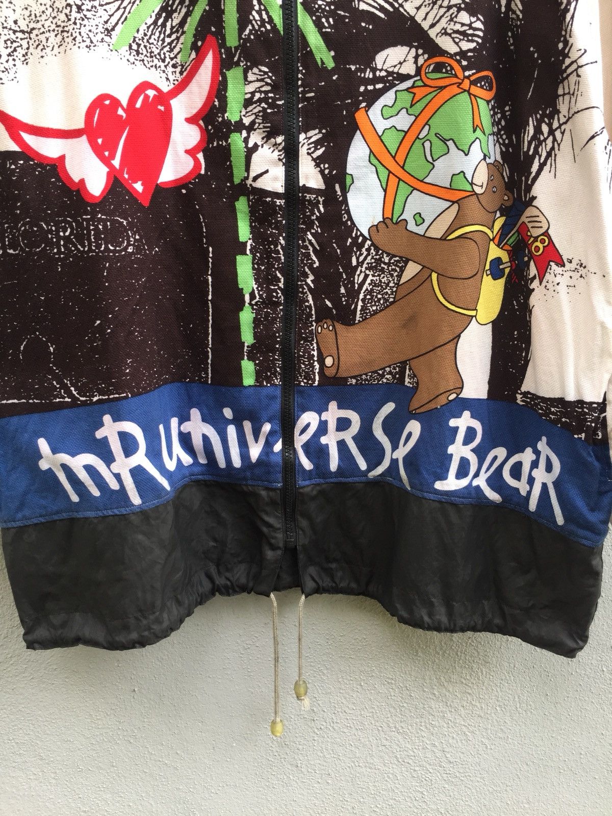 Jean Charles De Castelbajac 90s OverPrint 🐻 Family Hidden Hoodie O/S Jacket Size US L / EU 52-54 / 3 - 3 Thumbnail