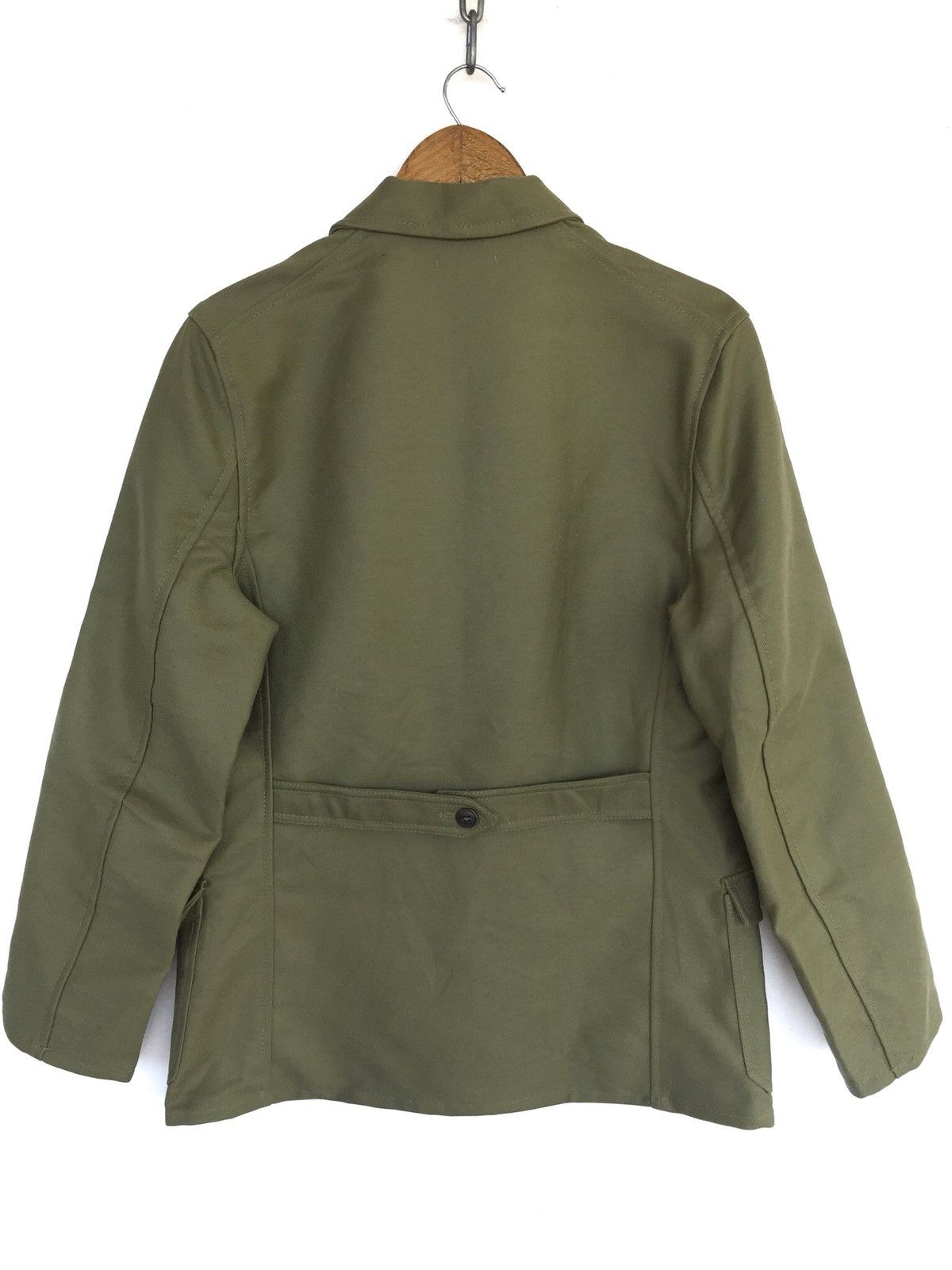 Garment Reproduction of Workers Kempel Herringbone Thick Cotton Officer Jacket Size US M / EU 48-50 / 2 - 4 Thumbnail