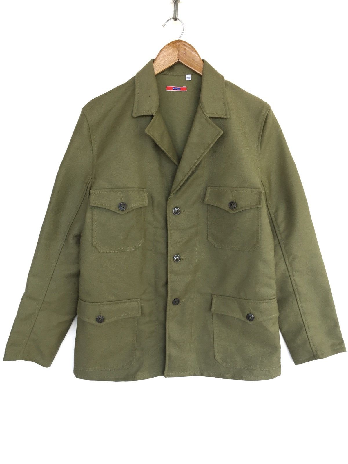 Garment Reproduction of Workers Kempel Herringbone Thick Cotton Officer Jacket Size US M / EU 48-50 / 2 - 1 Thumbnail