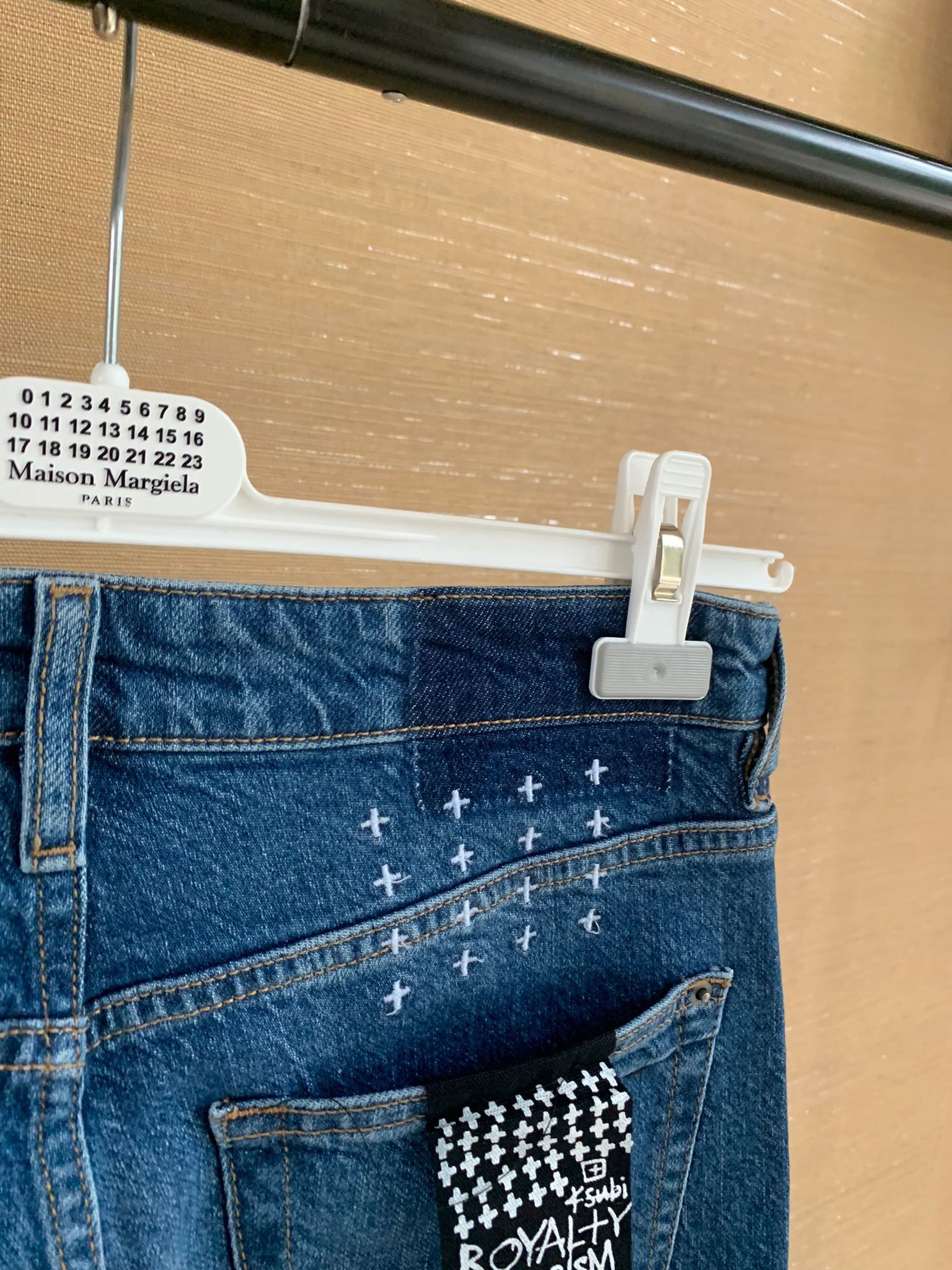 Ksubi Knee Slit Denim Size US 31 - 16 Thumbnail