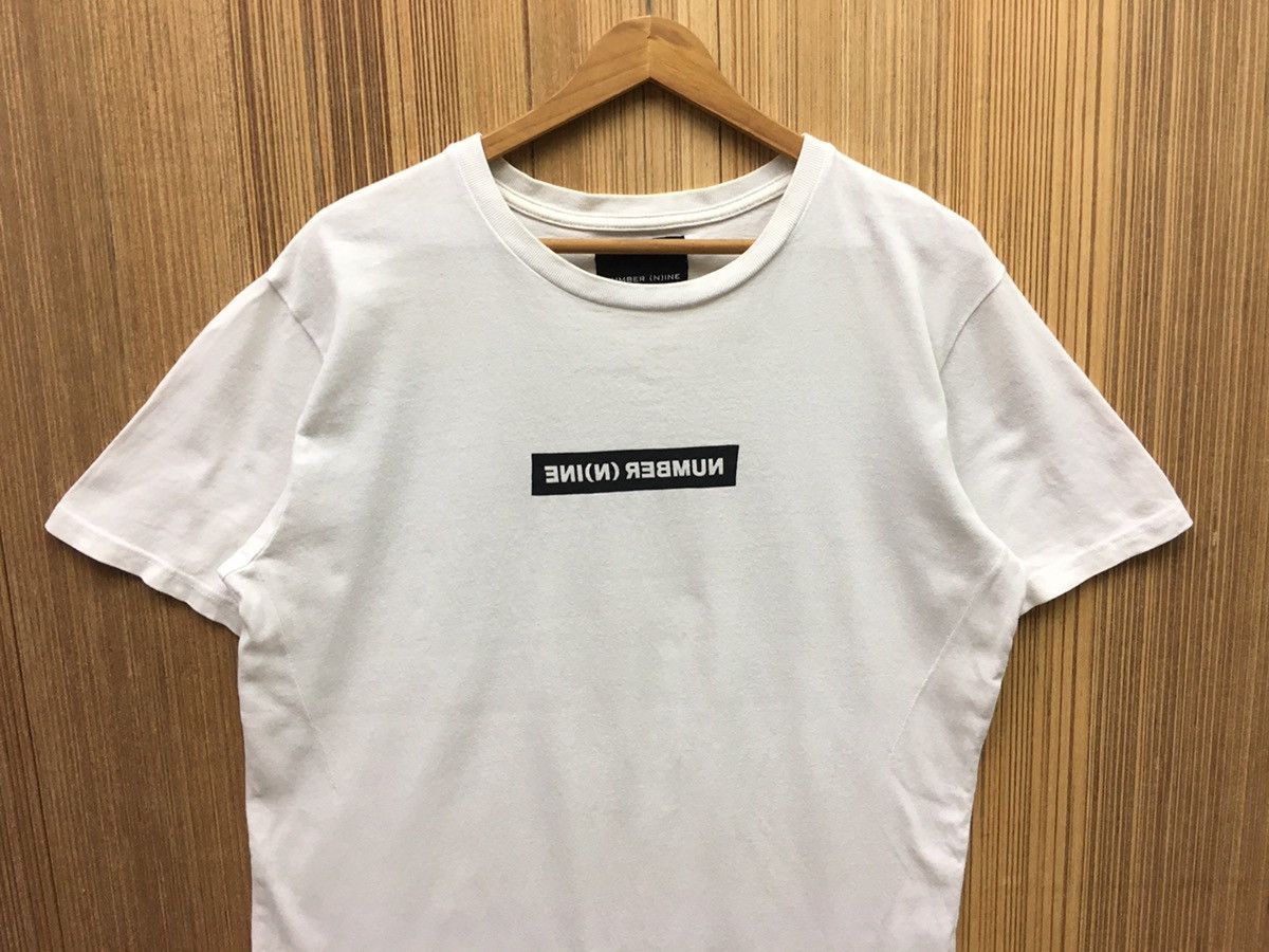 Japanese Brand × Number (N)ine Vintage Number Nine Big Logo Spellout T-Shirt Size US M / EU 48-50 / 2 - 2 Thumbnail