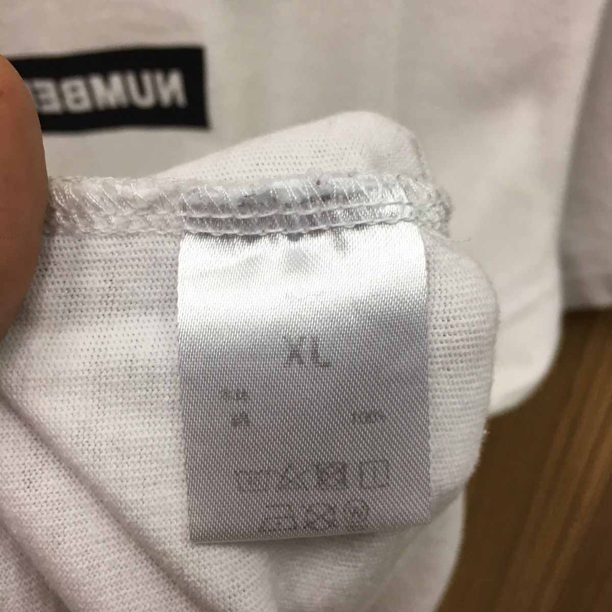 Japanese Brand × Number (N)ine Vintage Number Nine Big Logo Spellout T-Shirt Size US M / EU 48-50 / 2 - 6 Thumbnail