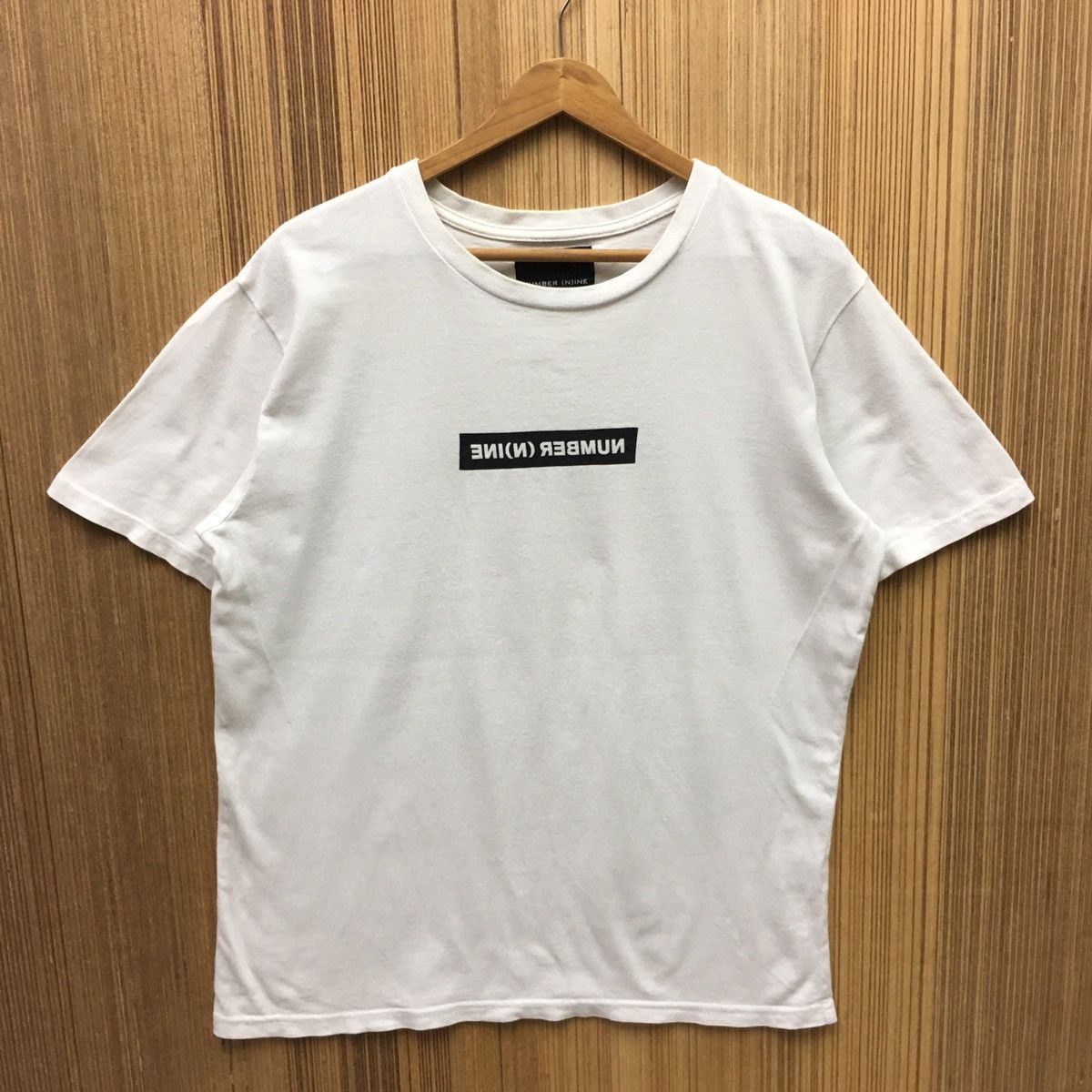 Japanese Brand × Number (N)ine Vintage Number Nine Big Logo Spellout T-Shirt Size US M / EU 48-50 / 2 - 1 Thumbnail