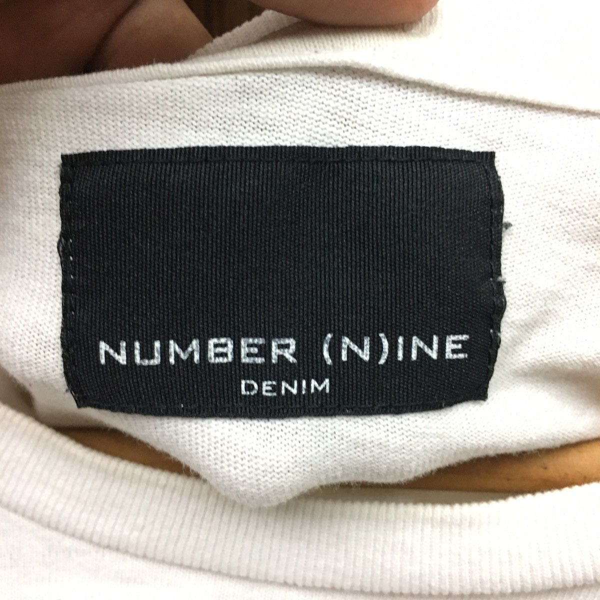 Japanese Brand × Number (N)ine Vintage Number Nine Big Logo Spellout T-Shirt Size US M / EU 48-50 / 2 - 5 Thumbnail