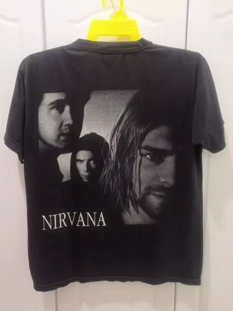 Band Tees Vintage Nirvana T shirt Kurt Cobain GRUNGE Rare Size US M / EU 48-50 / 2 - 2 Thumbnail