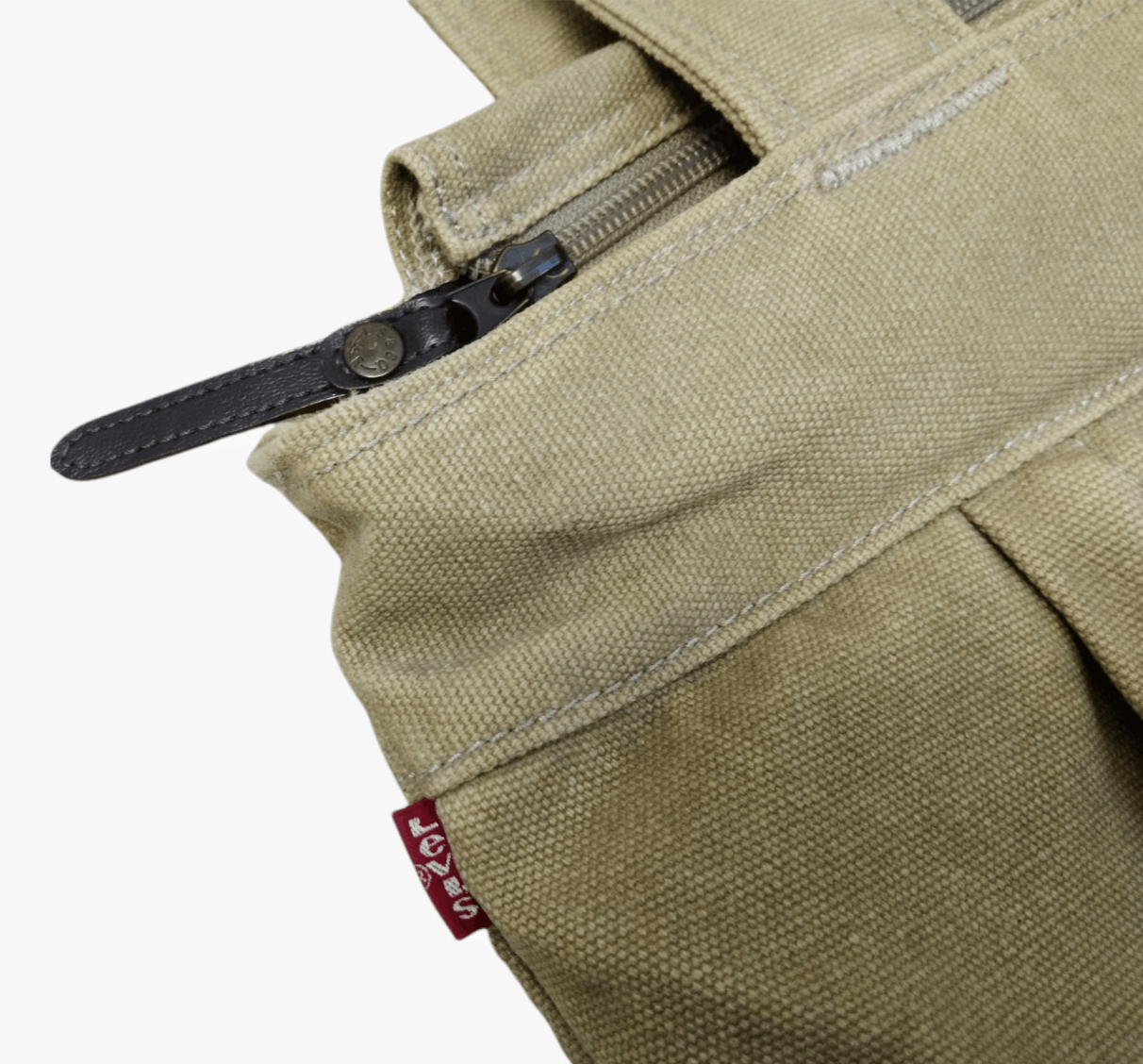 Levi's × Levi's Made & Crafted × Vintage LEVI'S CANVAS LEATHER SHOULDER TOTE BAG Size ONE SIZE - 5 Thumbnail