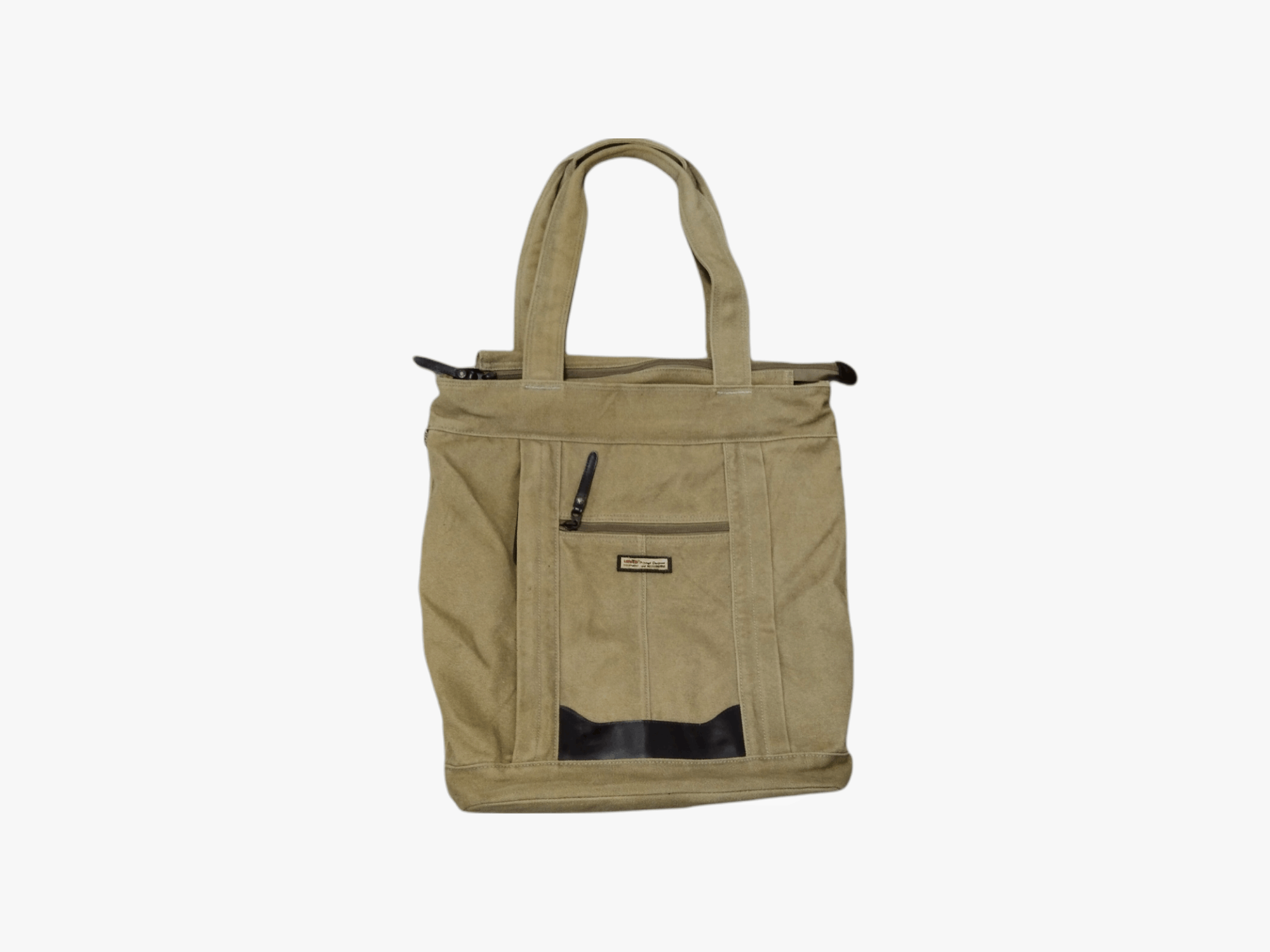Levi's × Levi's Made & Crafted × Vintage LEVI'S CANVAS LEATHER SHOULDER TOTE BAG Size ONE SIZE - 3 Thumbnail