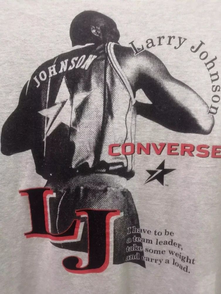 Converse Vintage NBA Larry Johnson Tee Converse Basketball Rodman Size US L / EU 52-54 / 3 - 1 Thumbnail