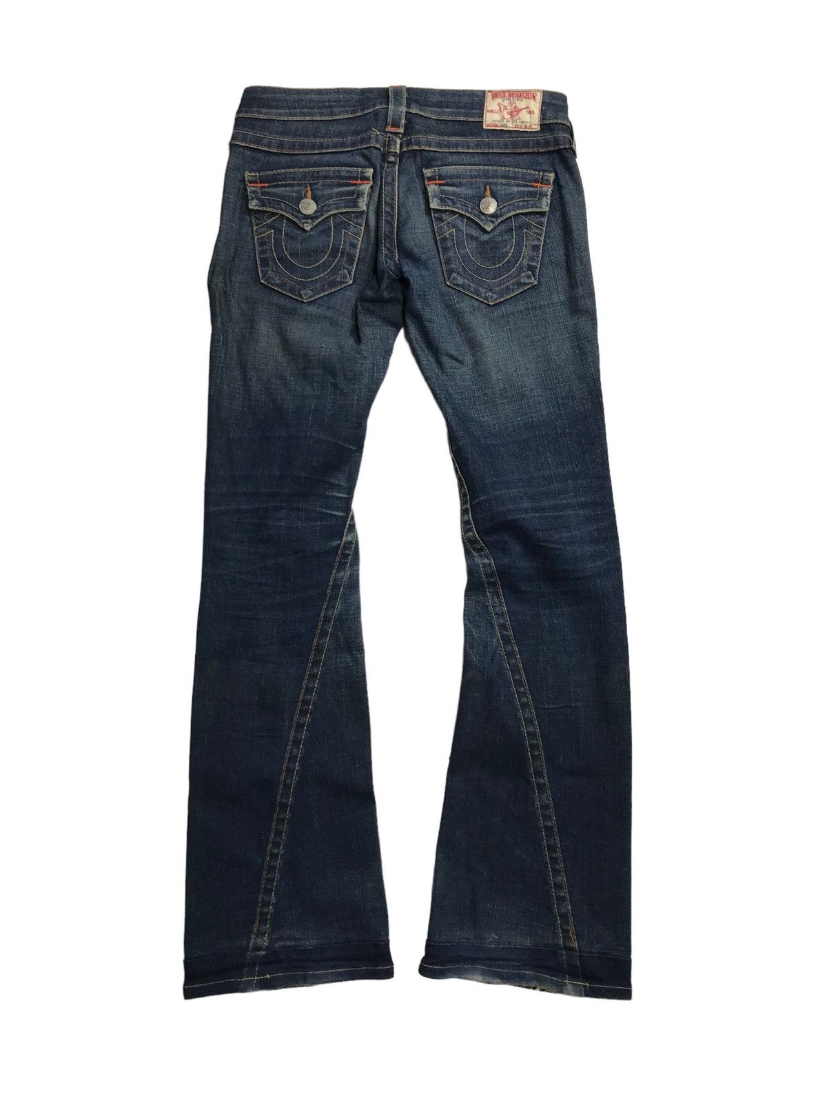 True Religion × Vintage 90’s True Religion Twisted Flared Bell Bottom Joey Jeans Size US 29 - 4 Thumbnail