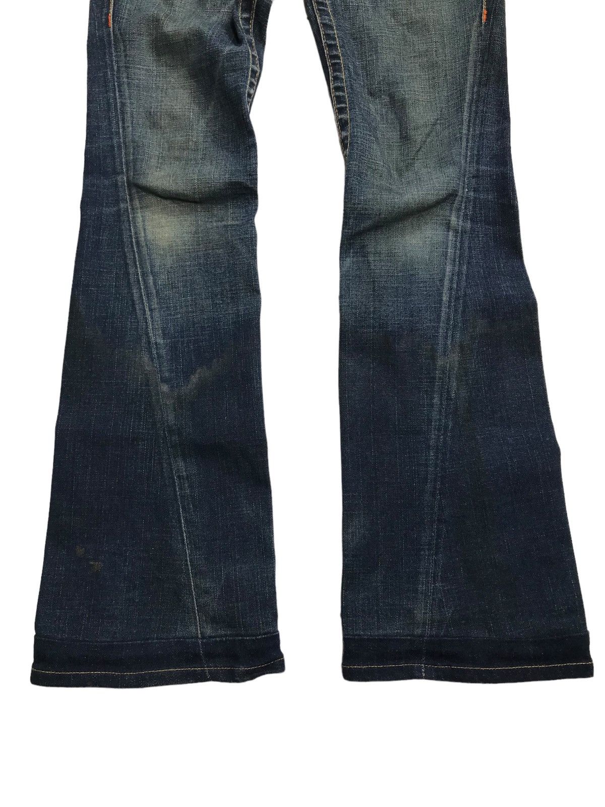 True Religion × Vintage 90’s True Religion Twisted Flared Bell Bottom Joey Jeans Size US 29 - 3 Thumbnail