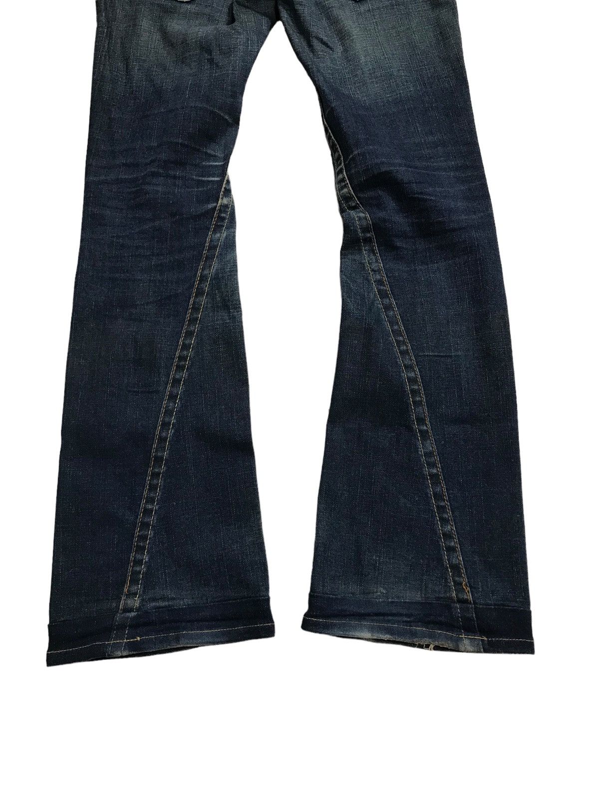 True Religion × Vintage 90’s True Religion Twisted Flared Bell Bottom Joey Jeans Size US 29 - 6 Thumbnail