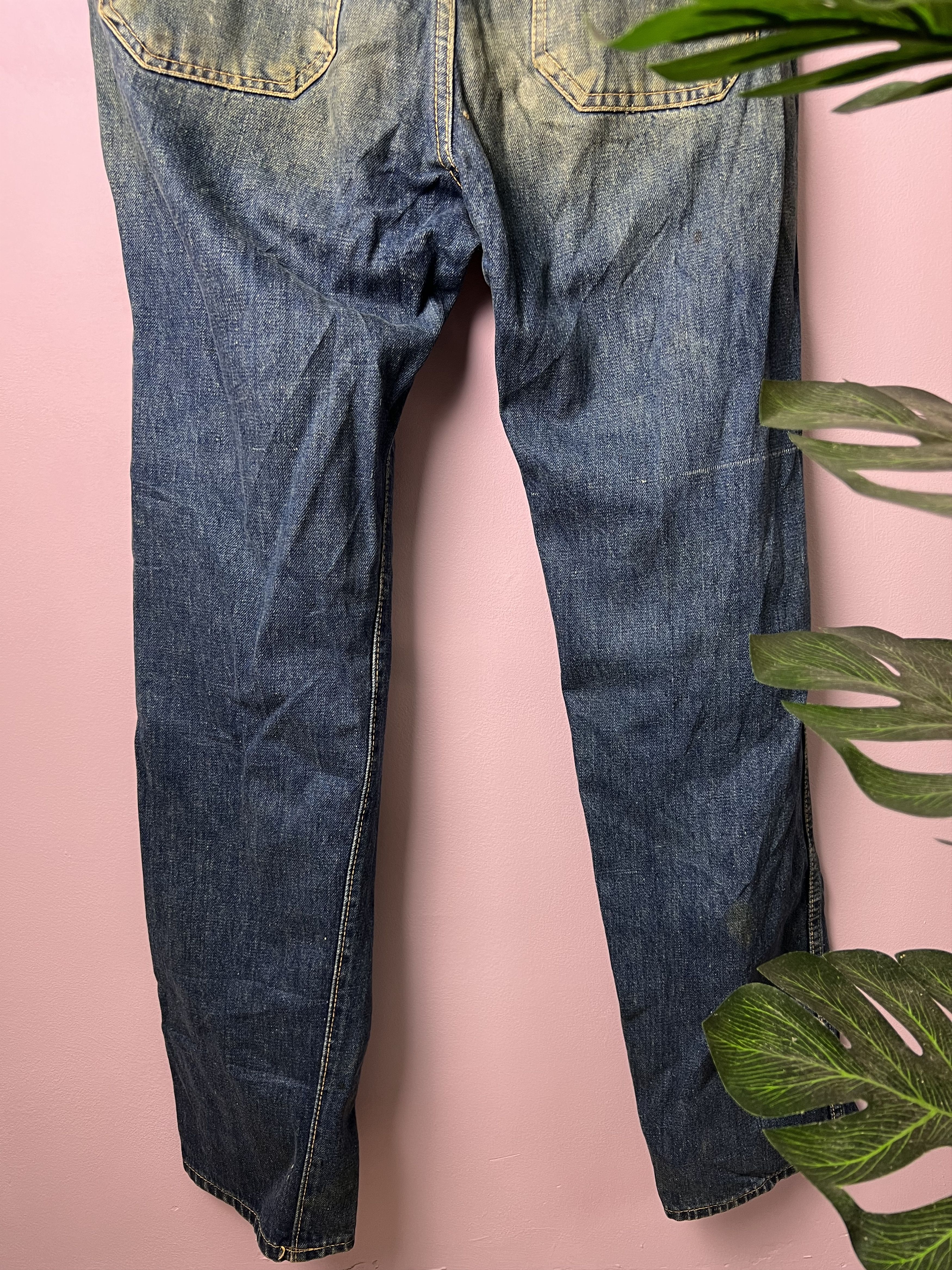 Japanese Brand 🔥Fashionable Design Bush Pant Bell Bottoms Denim Size 32" / US 10 / IT 46 - 13 Thumbnail