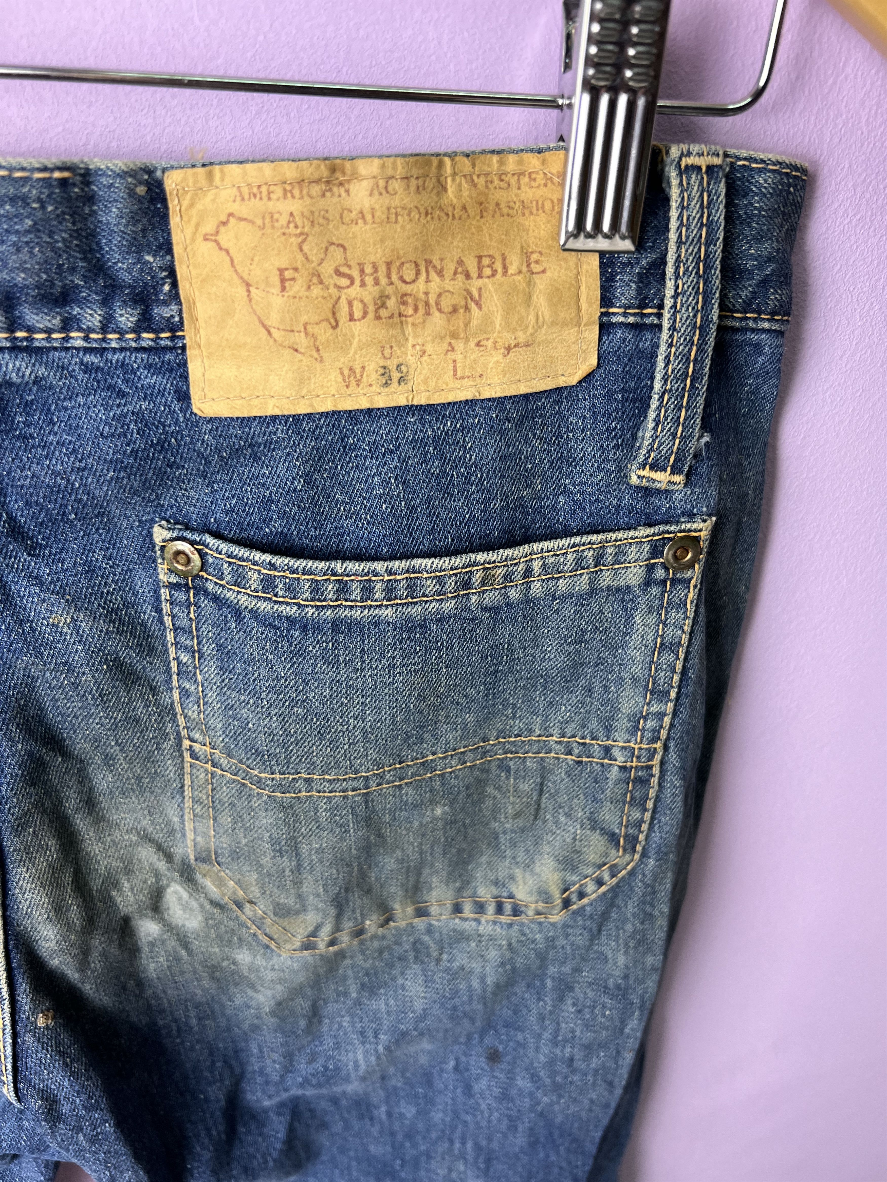 Japanese Brand 🔥Fashionable Design Bush Pant Bell Bottoms Denim Size 32" / US 10 / IT 46 - 12 Thumbnail