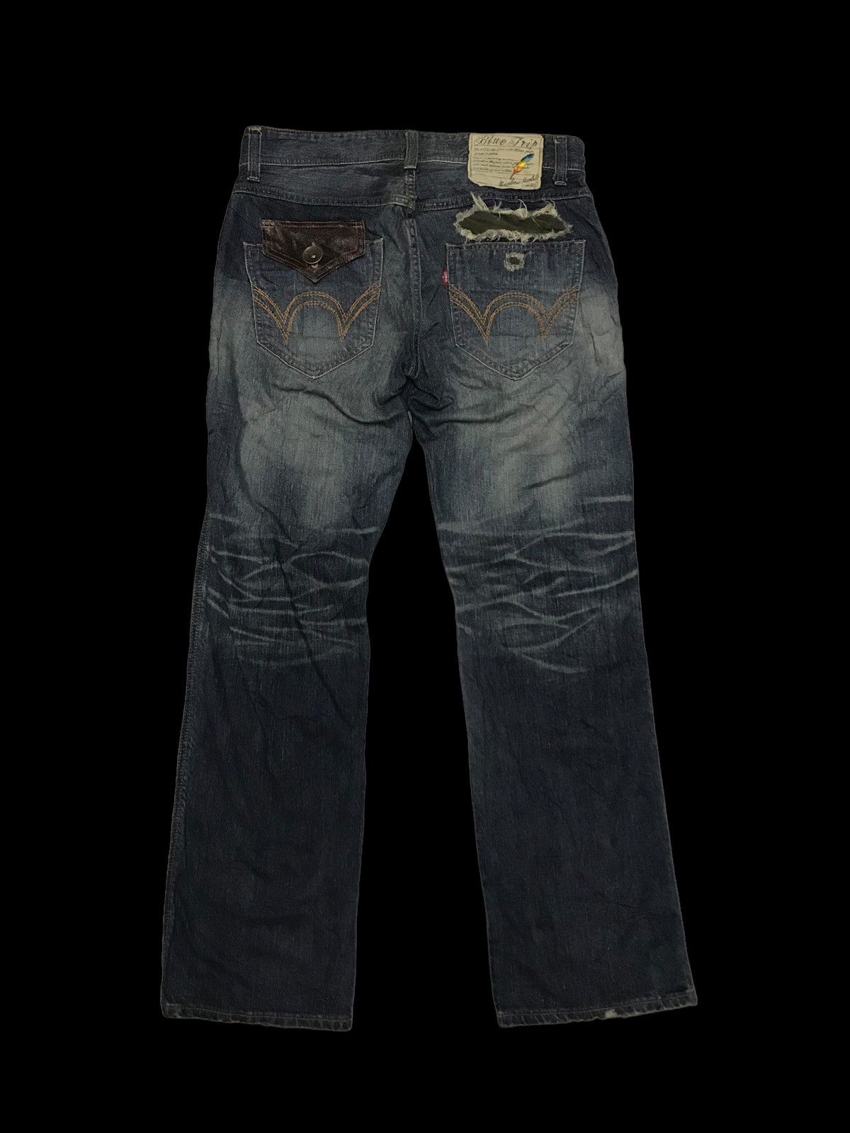 Hysteric Glamour × If Six Was Nine × Japanese Brand Distressed Zebra Edwin 503 Rainbow Denim Patchwork Size US 32 / EU 48 - 5 Thumbnail