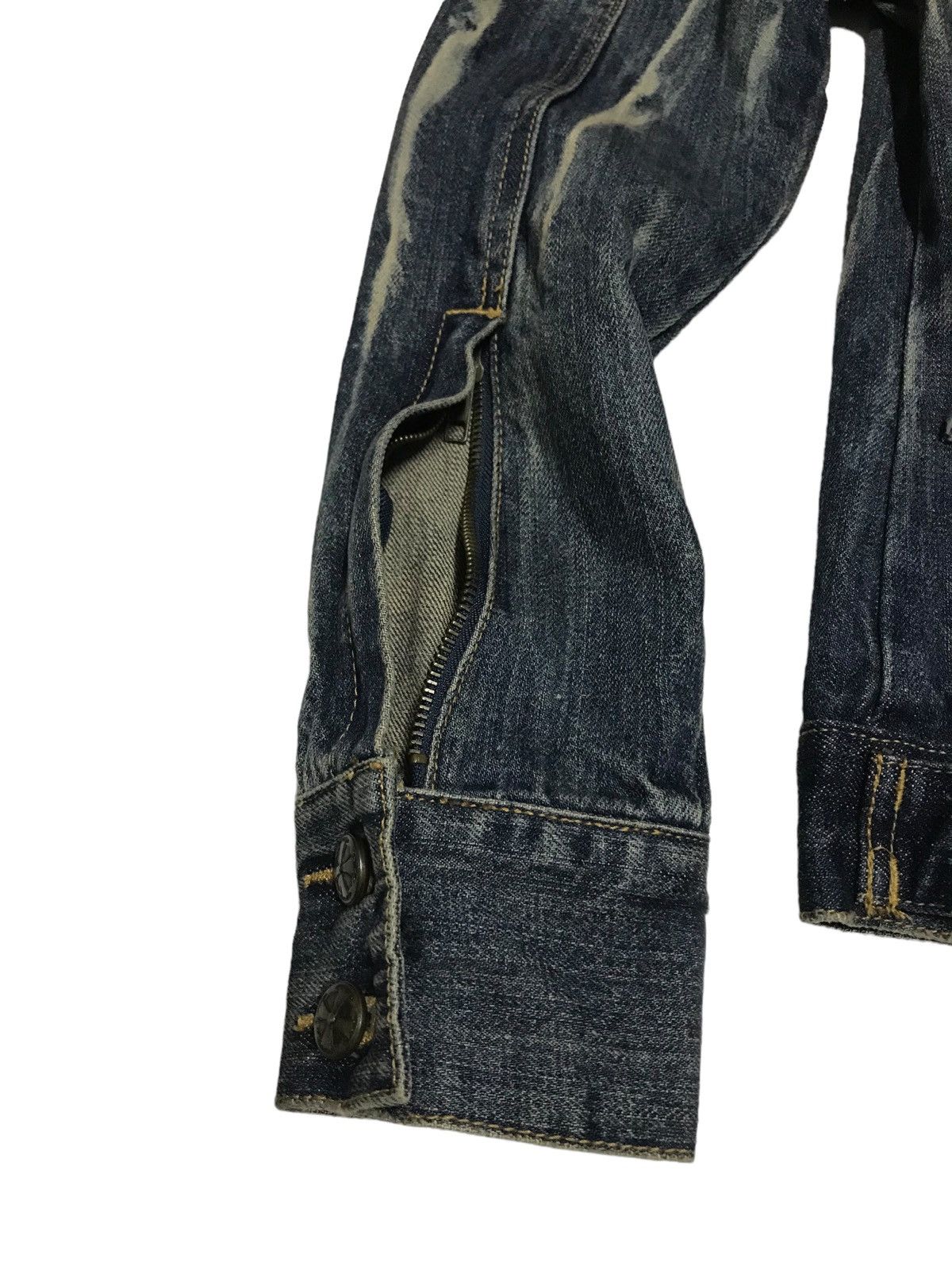 Hysteric Glamour × If Six Was Nine Detachable⚡Midas Distressed Trucker Denim Jacket 506 Size US S / EU 44-46 / 1 - 16 Thumbnail