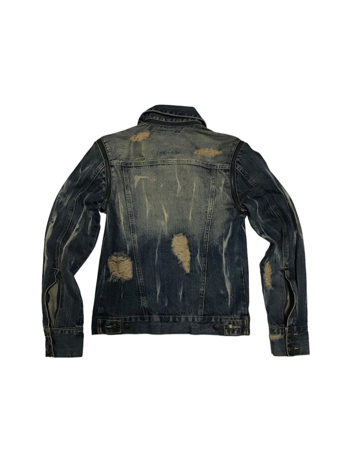Hysteric Glamour × If Six Was Nine Detachable⚡Midas Distressed Trucker Denim Jacket 506 Size US S / EU 44-46 / 1 - 15 Thumbnail