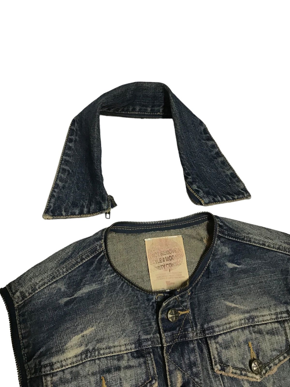 Hysteric Glamour × If Six Was Nine Detachable⚡Midas Distressed Trucker Denim Jacket 506 Size US S / EU 44-46 / 1 - 5 Thumbnail