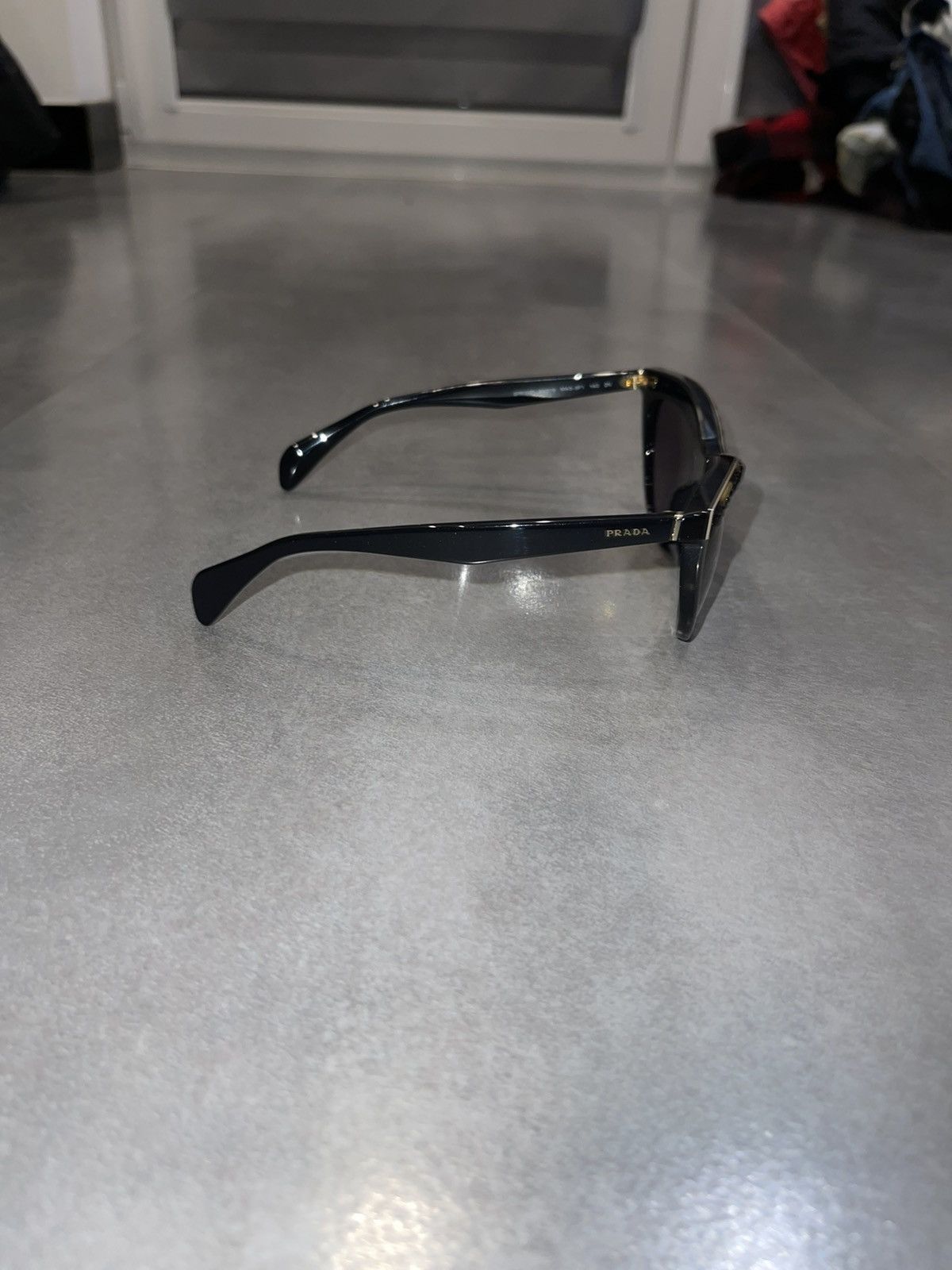 Prada Prada SPR04P MA5-5F1 Black Crystal Sunglasses Size ONE SIZE - 9 Thumbnail
