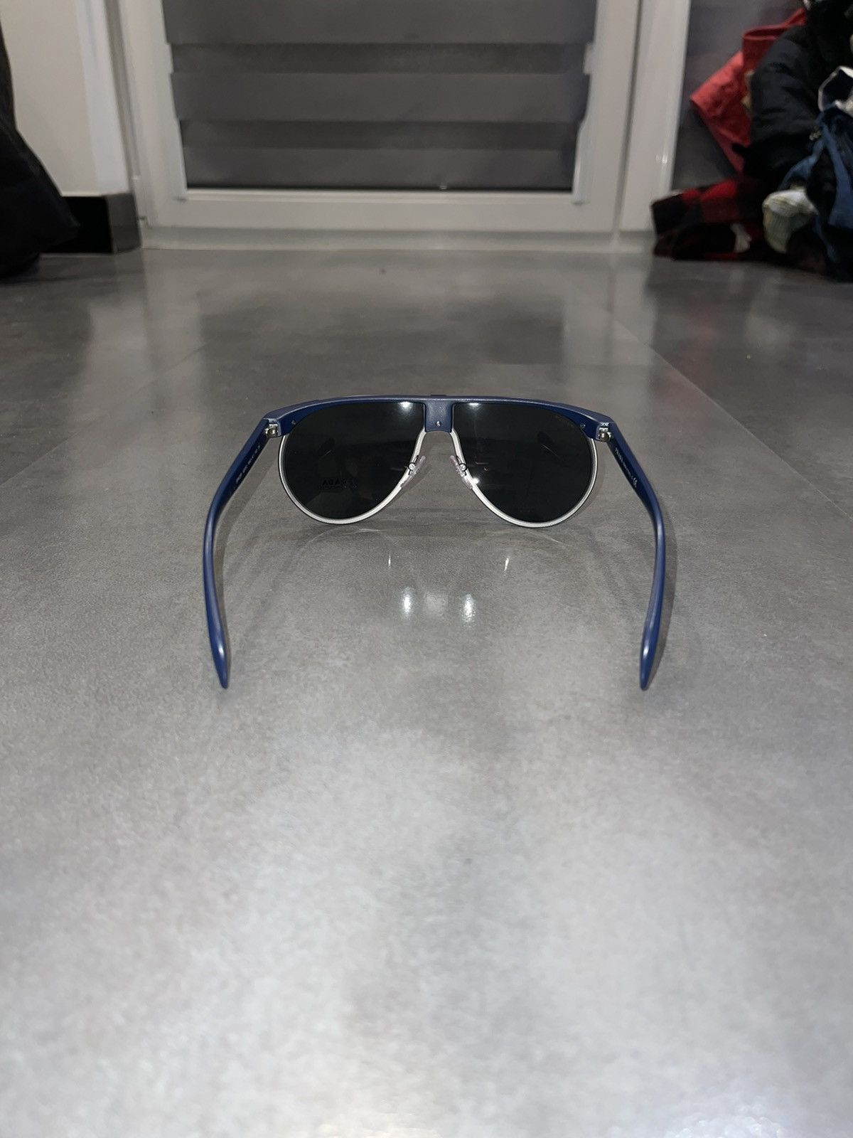 Prada Prada SPR23P MA3-1A1 Blue Aviator Sunglasses Size ONE SIZE - 8 Thumbnail