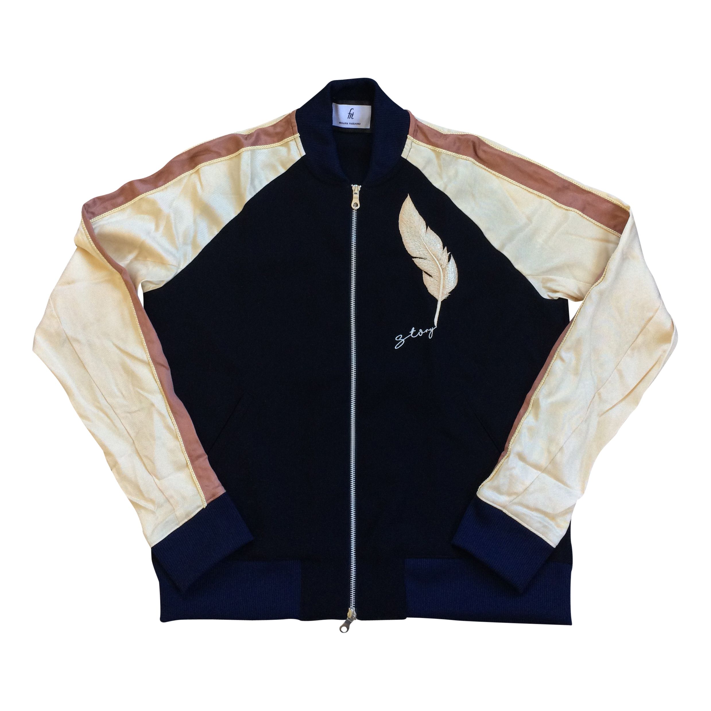 Pre-owned Miharayasuhiro Mihara Yasuhiro Embroidered Varsity Jacket In Mix