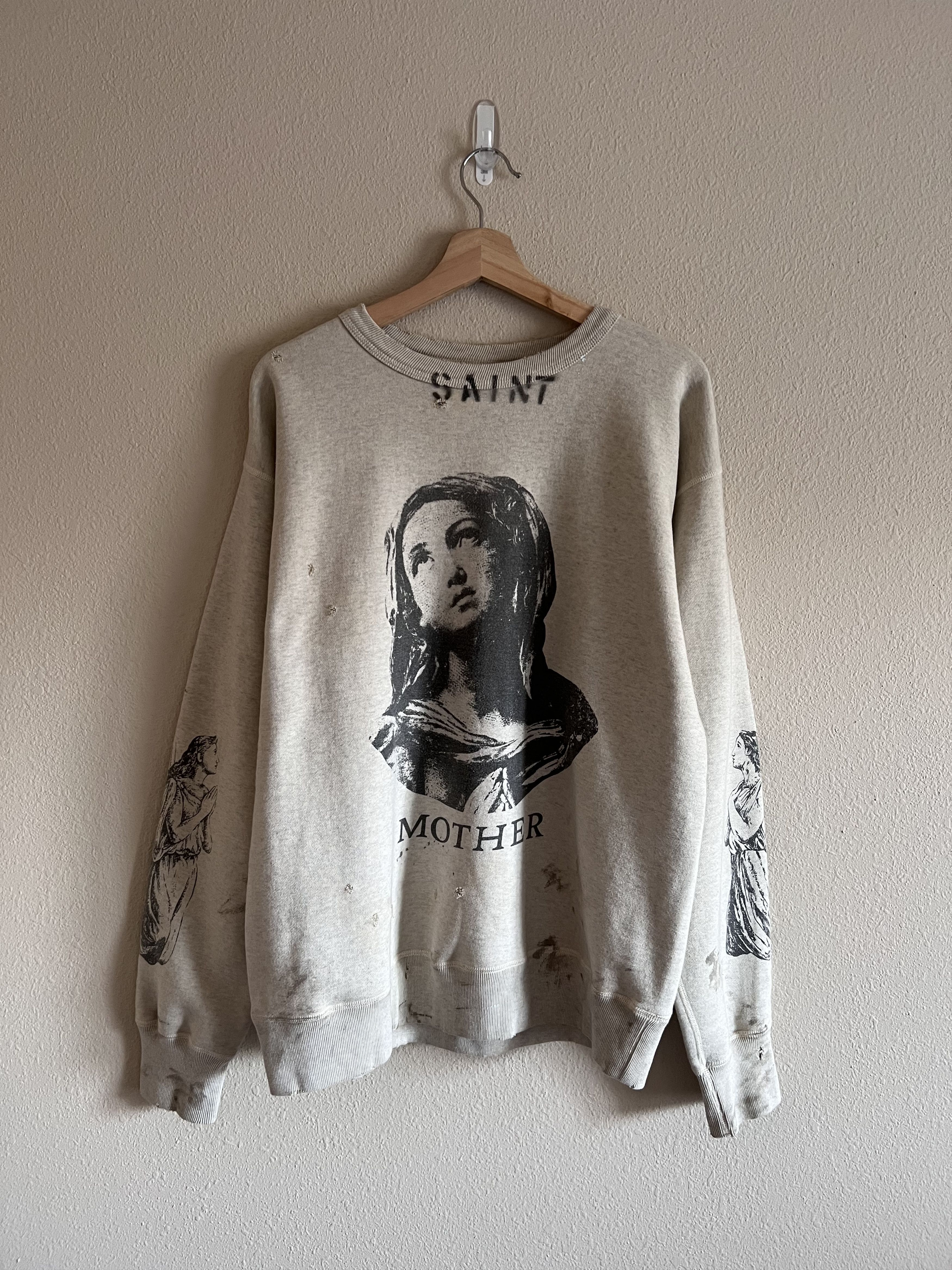 Saint Michael Saint Michael Mother Crewneck Sweatshirt | Grailed