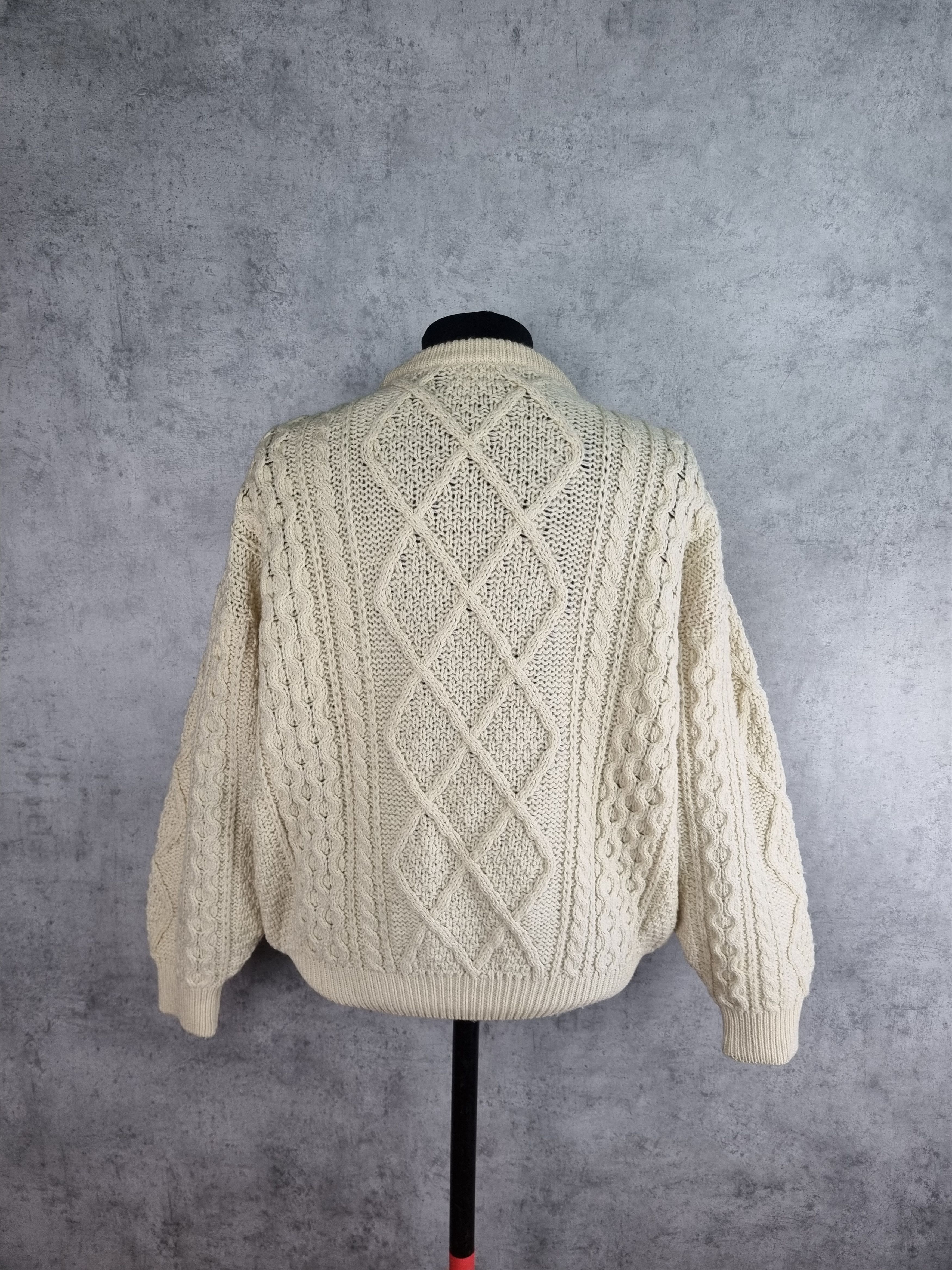 Japanese Brand × Vintage Ludwig Beck Cable Knit Beautiful Sweater made in Ireland Size US XL / EU 56 / 4 - 5 Thumbnail