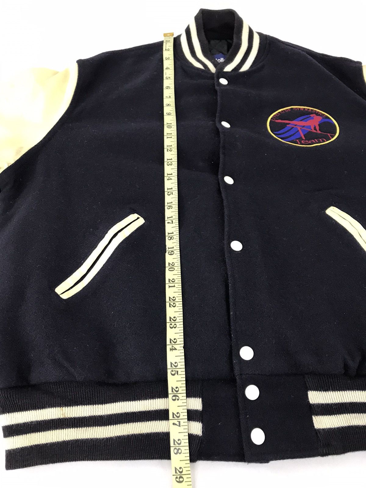 Leather Holloway Usa American College Gymnastic Team Jacket Size US XL / EU 56 / 4 - 9 Thumbnail