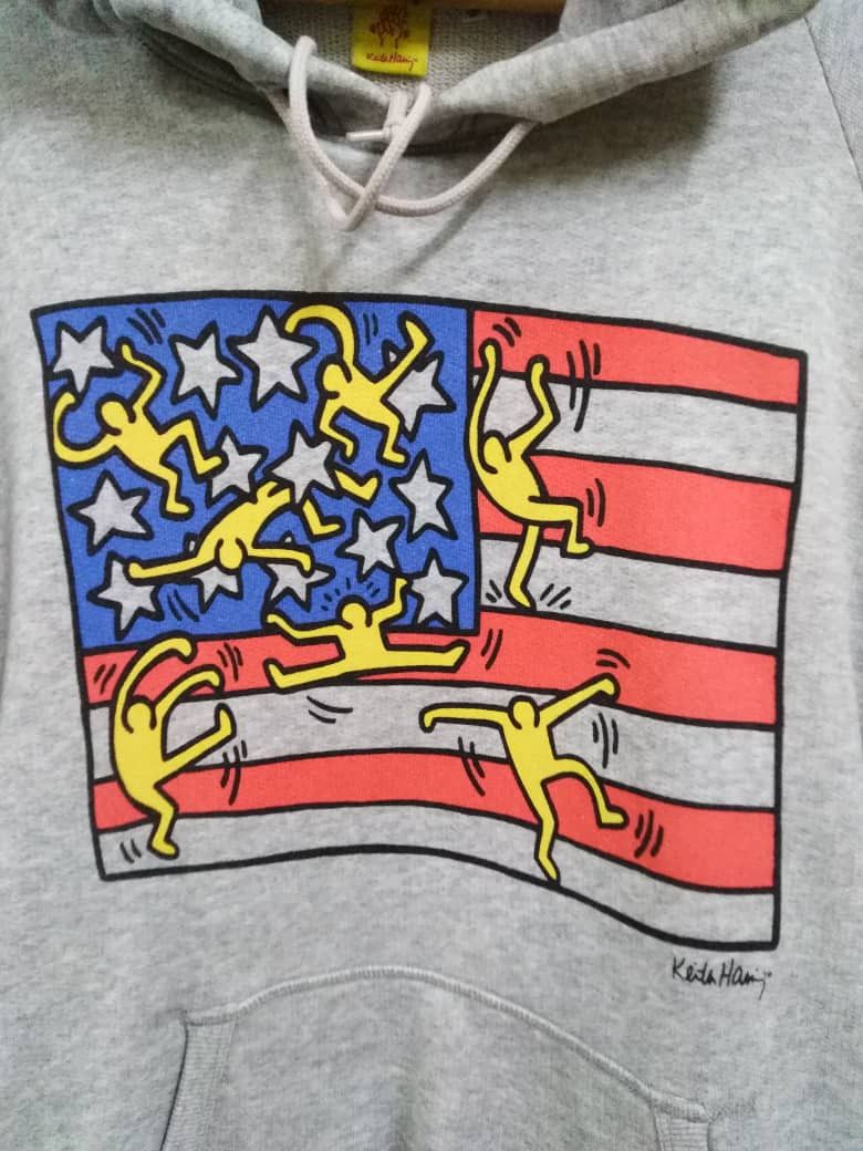Keith Haring Vintage Keith Haring Hoodie Size US L / EU 52-54 / 3 - 5 Thumbnail