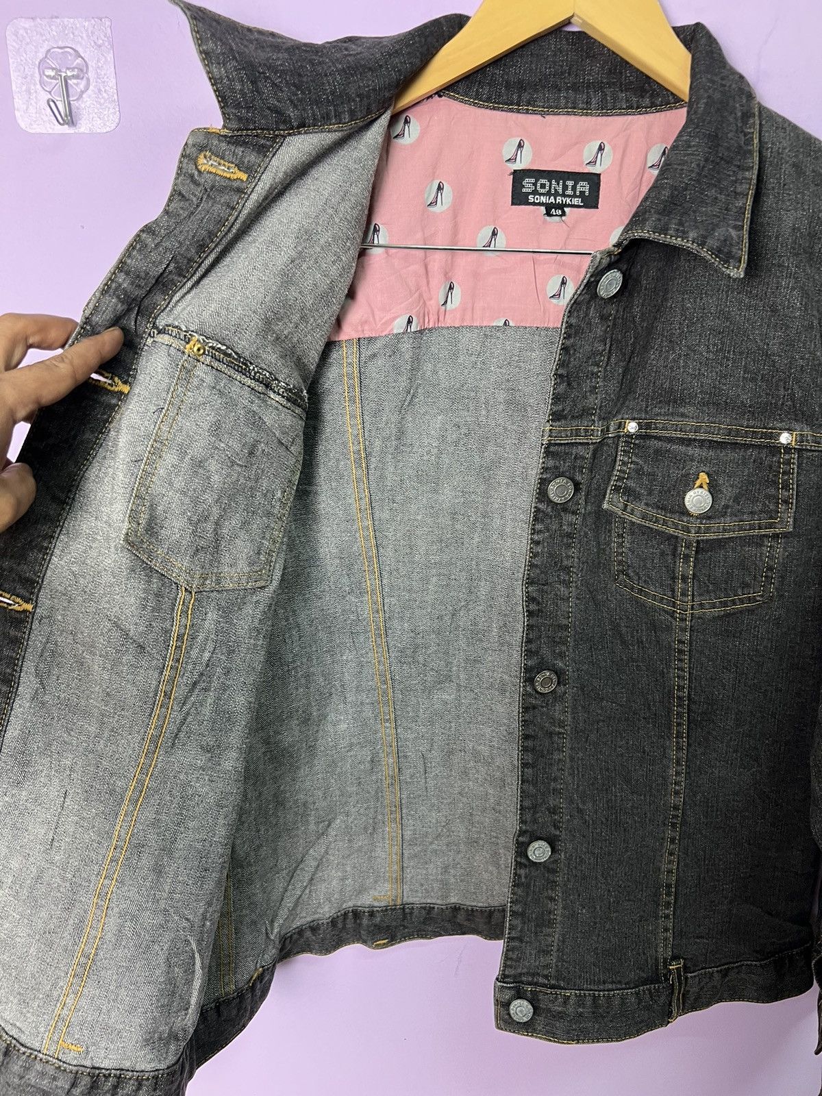 Sonia Rykiel 🔥Rare Sonia Rykiel Denim Jacket Size M / US 6-8 / IT 42-44 - 13 Thumbnail
