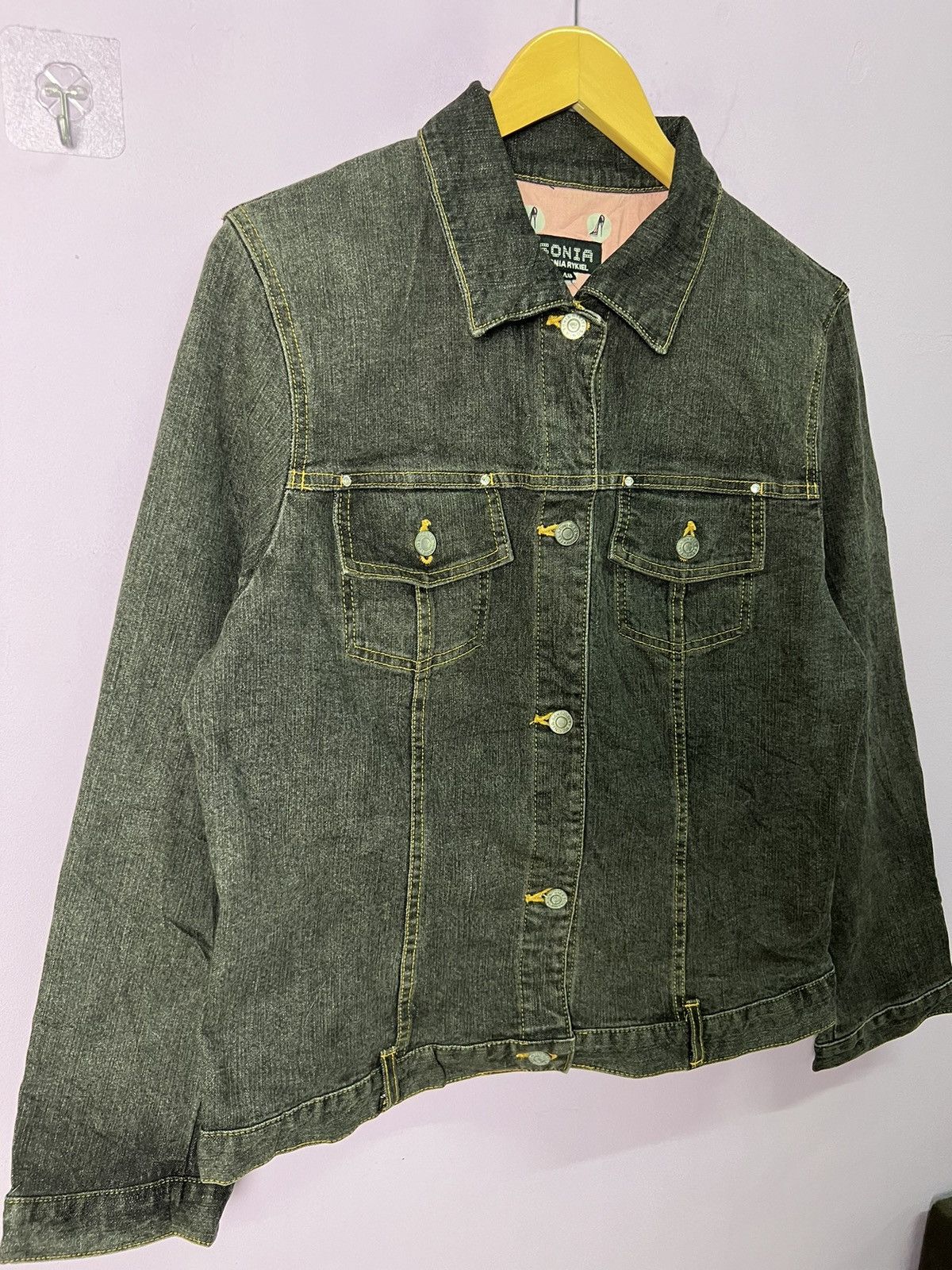 Sonia Rykiel 🔥Rare Sonia Rykiel Denim Jacket Size M / US 6-8 / IT 42-44 - 7 Thumbnail