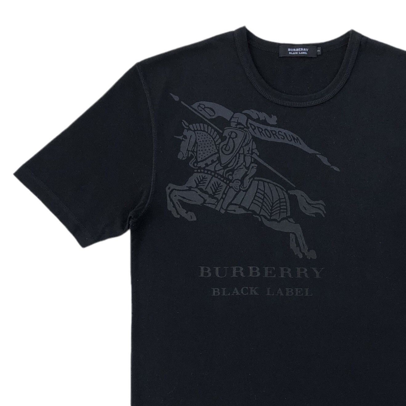 Burberry Burberry Black Label Big Logo T-shirt Size US S / EU 44-46 / 1 - 5 Thumbnail