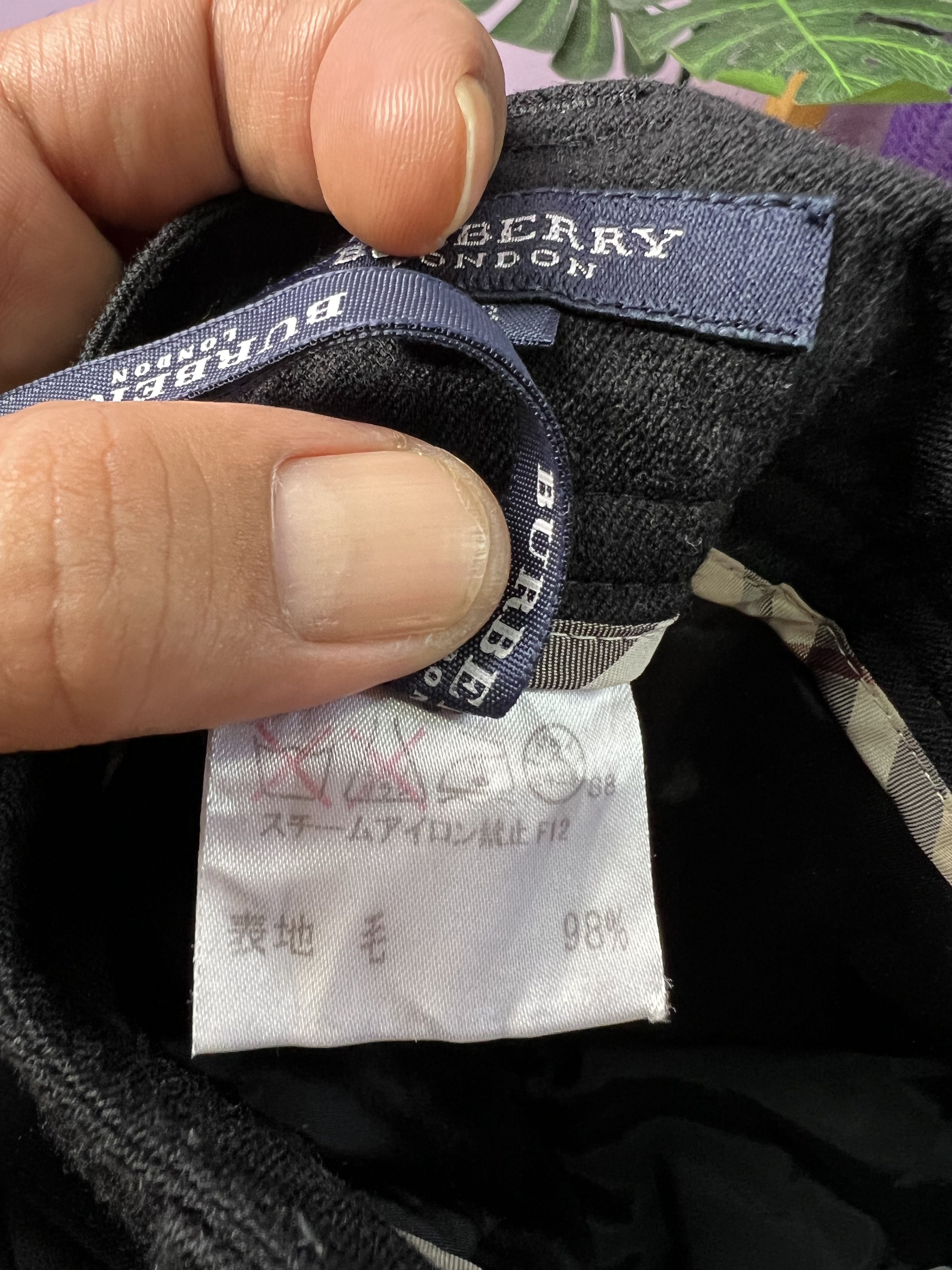 Burberry 🔥Black Burberry London Double Layer Pants Size 29" - 13 Thumbnail