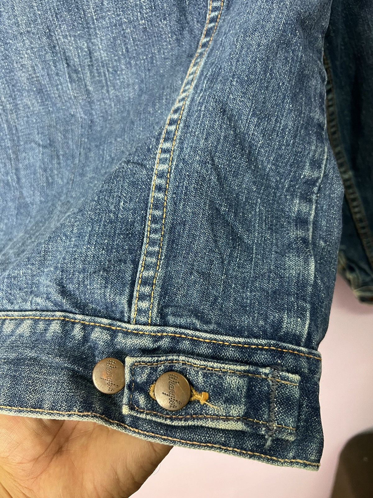 Wrangler 🔥Vintage 70s Wrangler Denim Trucker Size S / US 4 / IT 40 - 13 Thumbnail