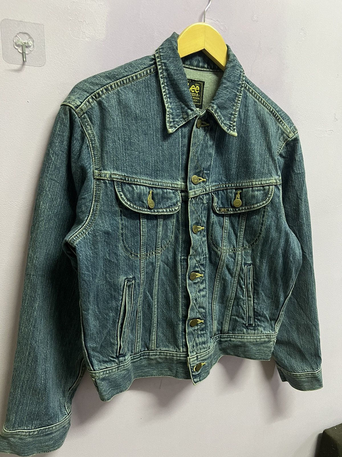 Lee 🔥Rare Lee x Edwin Denim Trucker Size US S / EU 44-46 / 1 - 7 Thumbnail