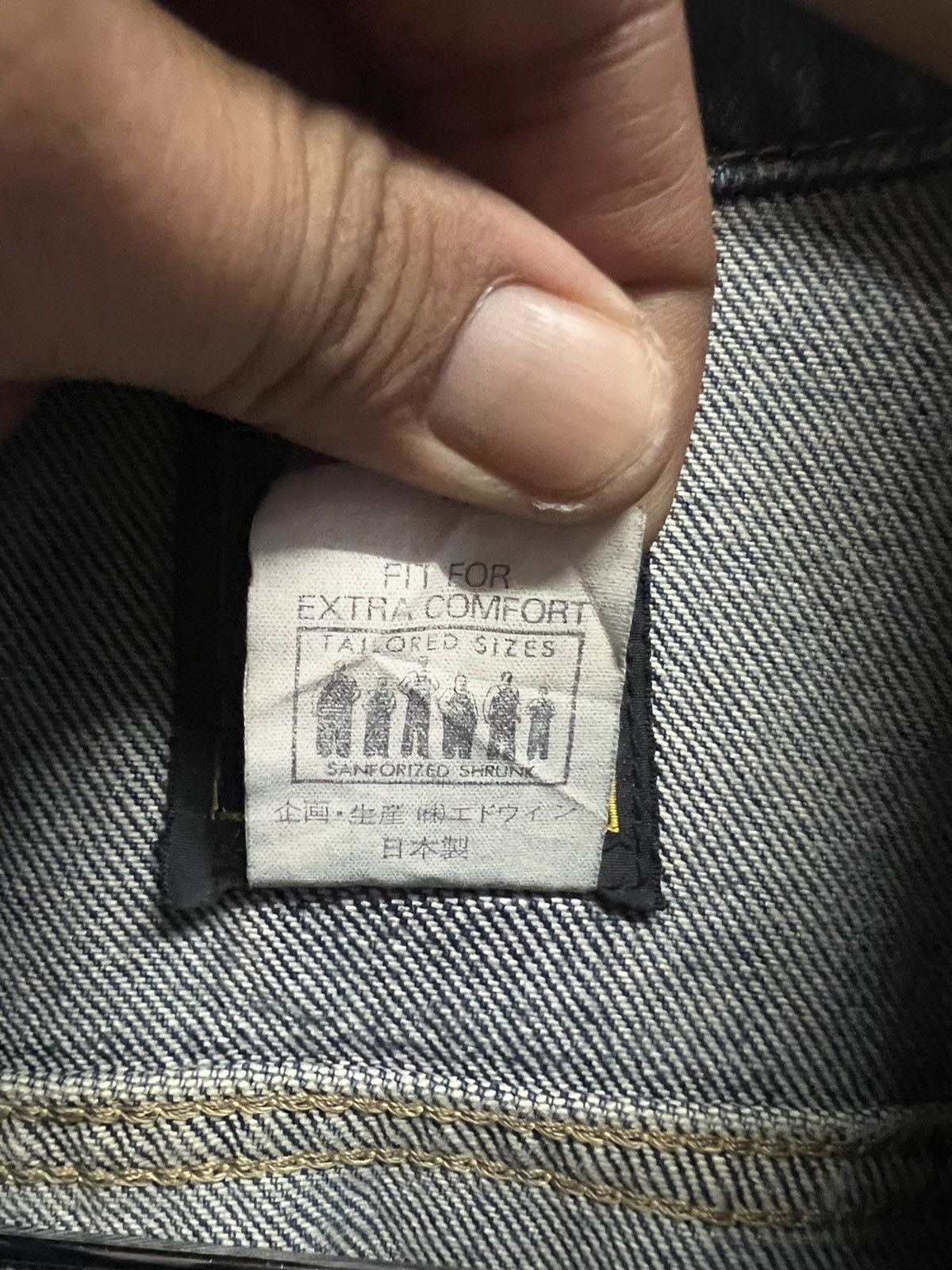 Lee 🔥Rare Lee x Edwin Denim Trucker Size US S / EU 44-46 / 1 - 15 Thumbnail