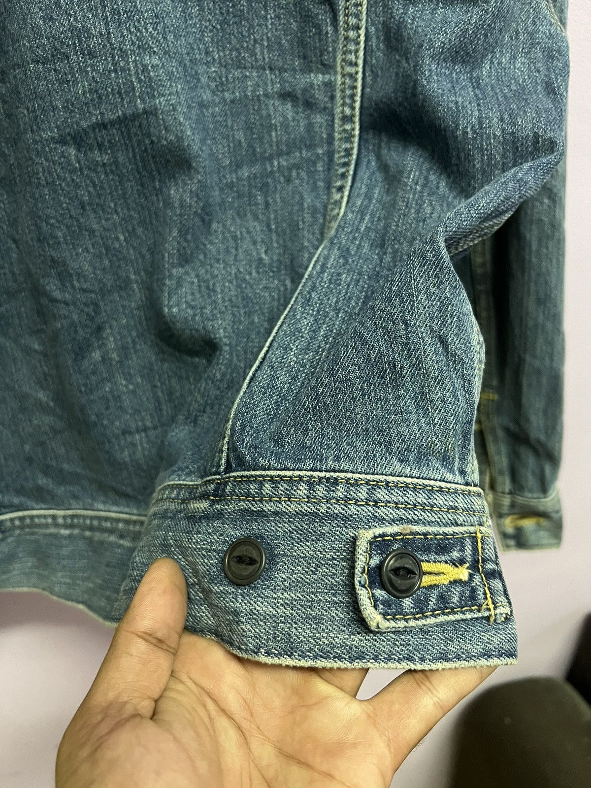 Lee 🔥Rare Lee x Edwin Denim Trucker Size US S / EU 44-46 / 1 - 11 Thumbnail