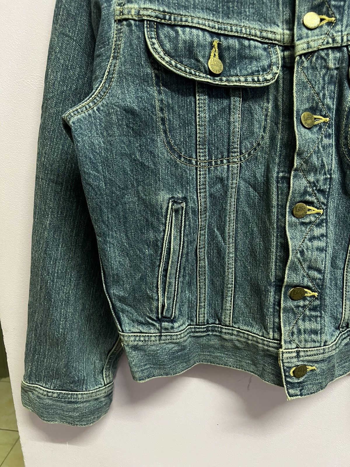 Lee 🔥Rare Lee x Edwin Denim Trucker Size US S / EU 44-46 / 1 - 10 Thumbnail