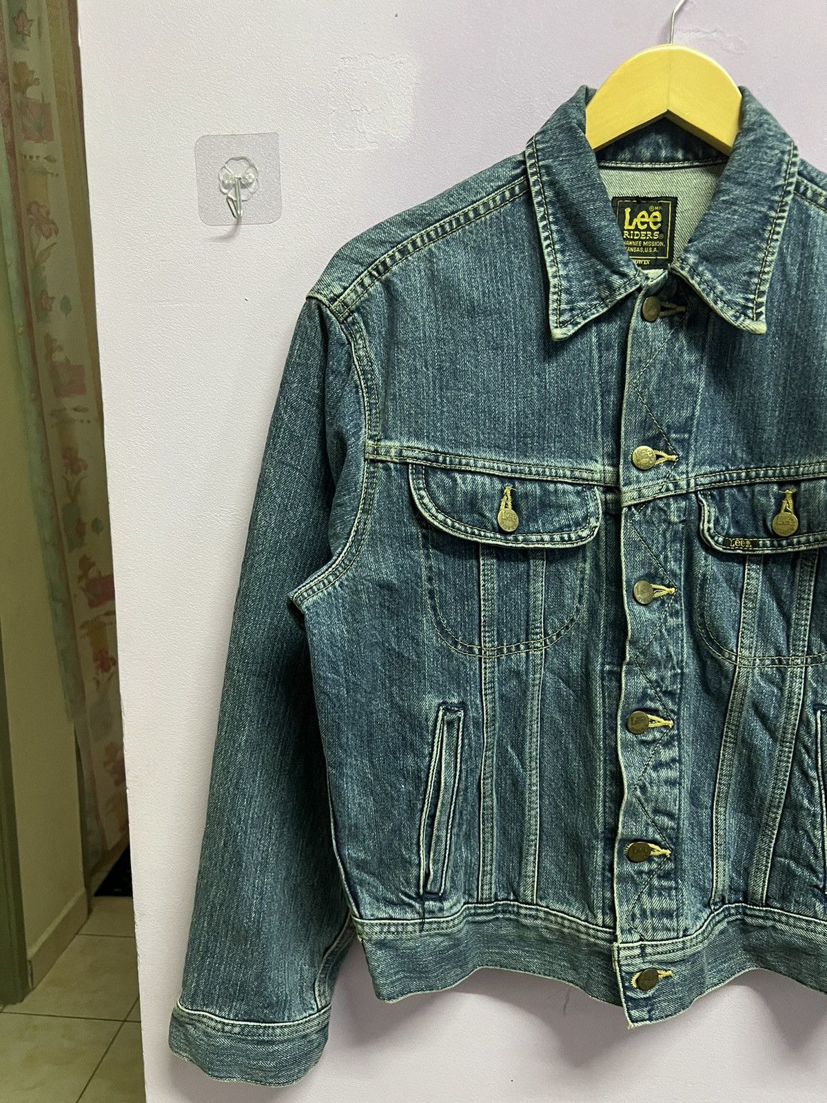 Lee 🔥Rare Lee x Edwin Denim Trucker Size US S / EU 44-46 / 1 - 4 Thumbnail