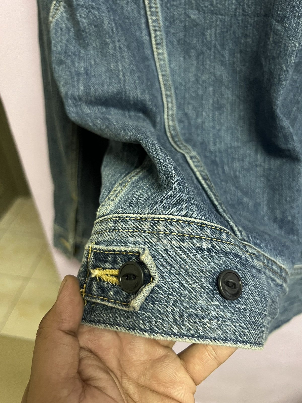 Lee 🔥Rare Lee x Edwin Denim Trucker Size US M / EU 48-50 / 2 - 13 Thumbnail