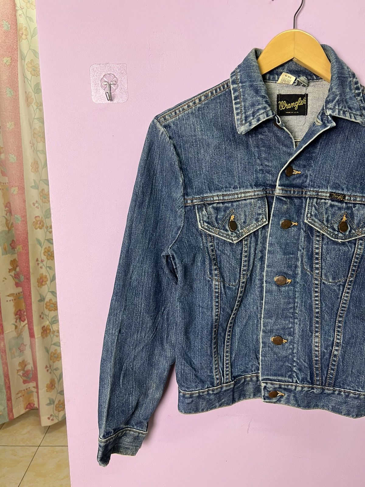 Wrangler 🔥Vintage 70s Wrangler Denim Trucker Size US XS / EU 42 / 0 - 3 Thumbnail