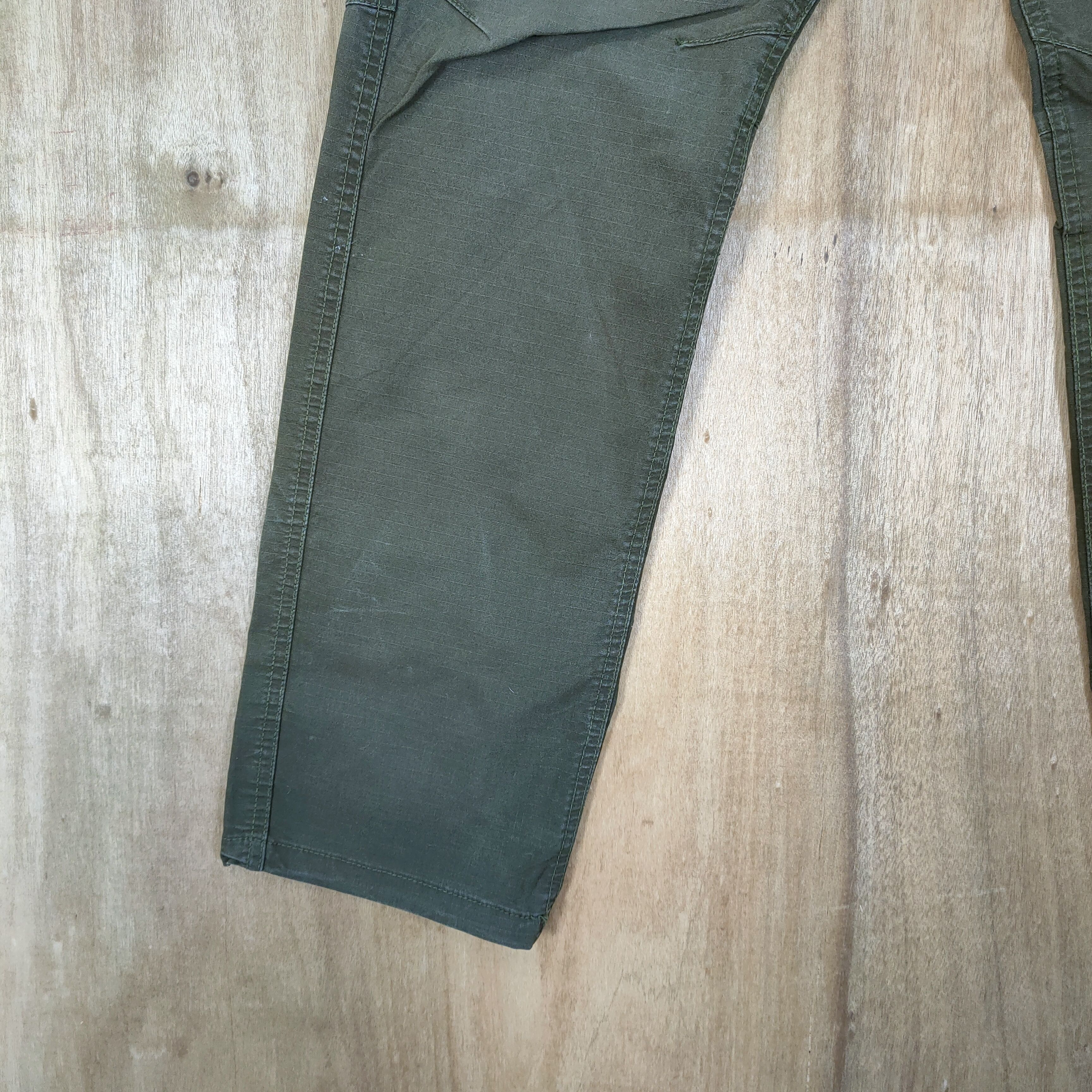 Japanese Brand × Vintage VINTAGE GRIDE OLIVE GREEN CARGO PANTS Size US 32 / EU 48 - 12 Thumbnail