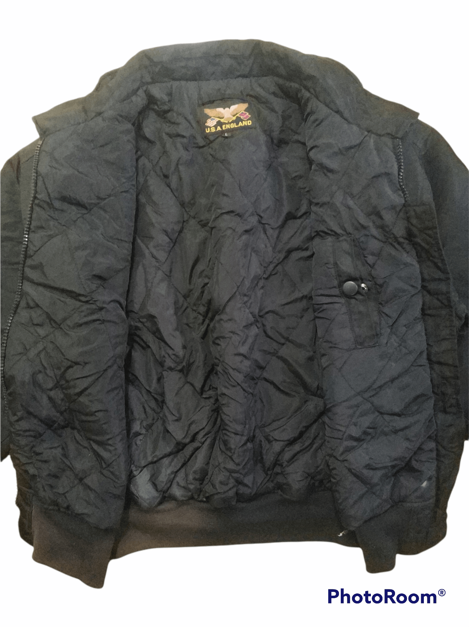 Japanese Brand 🔥USA England Bombers Jacket Size US L / EU 52-54 / 3 - 5 Thumbnail