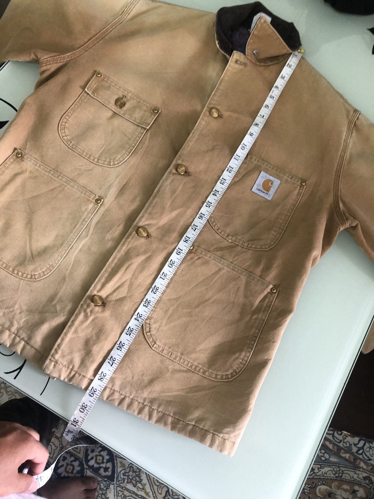 Carhartt Vintage 90s Carhartt Faded Sun Michigan Jacket Size US L / EU 52-54 / 3 - 20 Thumbnail