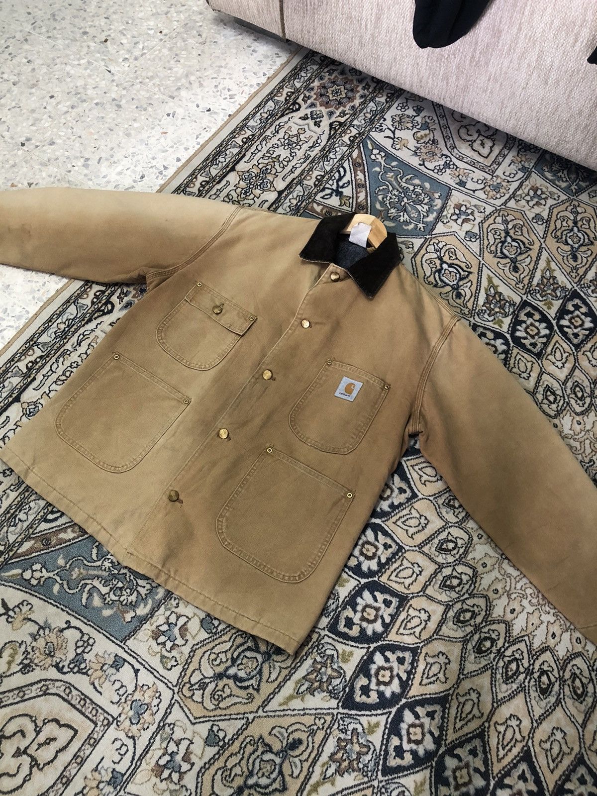 Carhartt Vintage 90s Carhartt Faded Sun Michigan Jacket Size US L / EU 52-54 / 3 - 3 Thumbnail