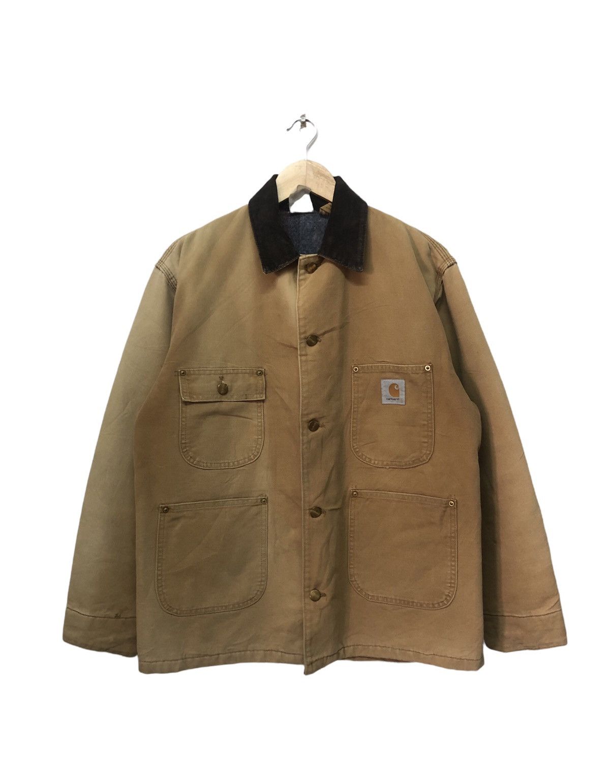 Carhartt Vintage 90s Carhartt Faded Sun Michigan Jacket Size US L / EU 52-54 / 3 - 4 Thumbnail