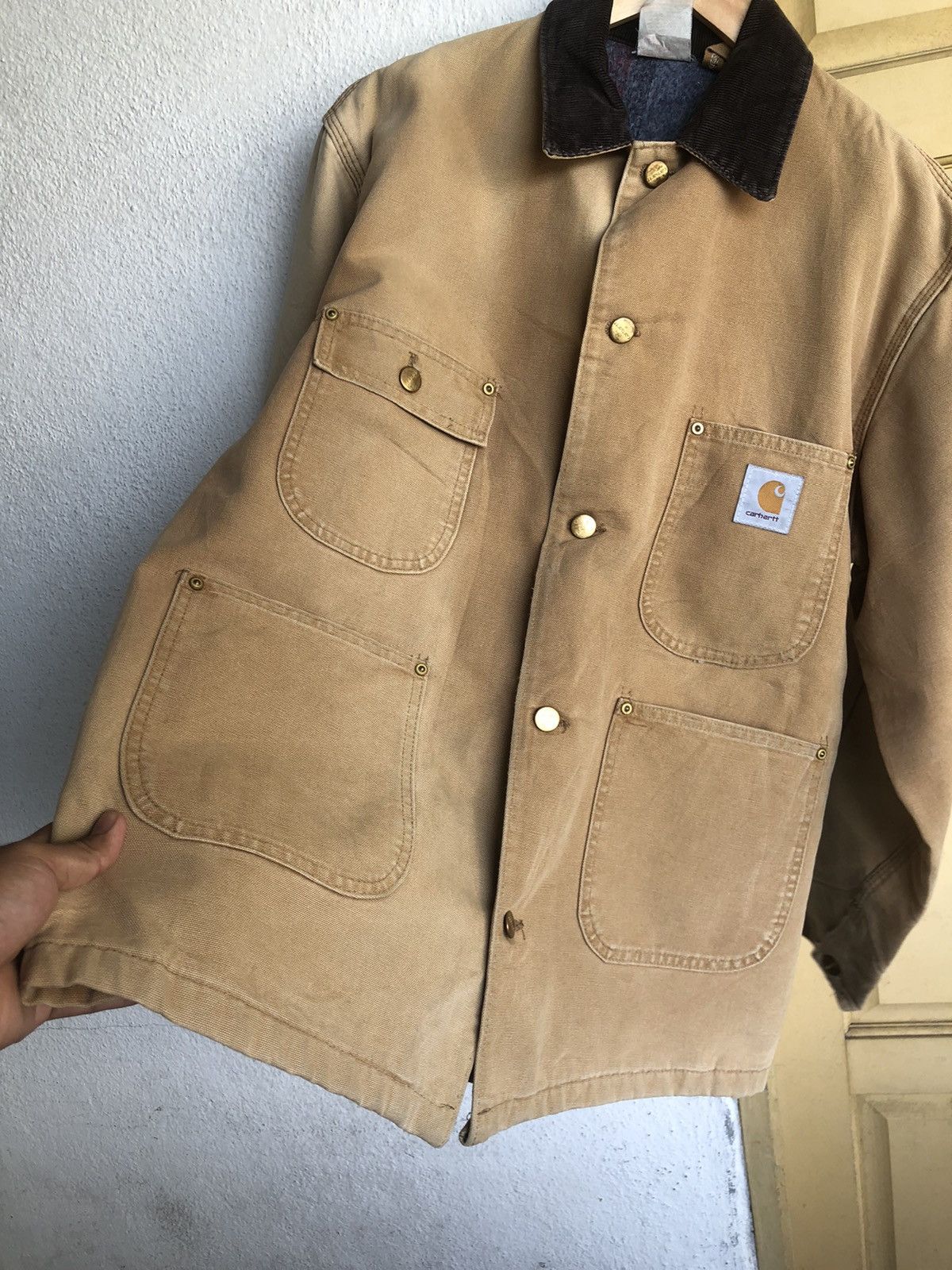 Carhartt Vintage 90s Carhartt Faded Sun Michigan Jacket Size US L / EU 52-54 / 3 - 10 Thumbnail