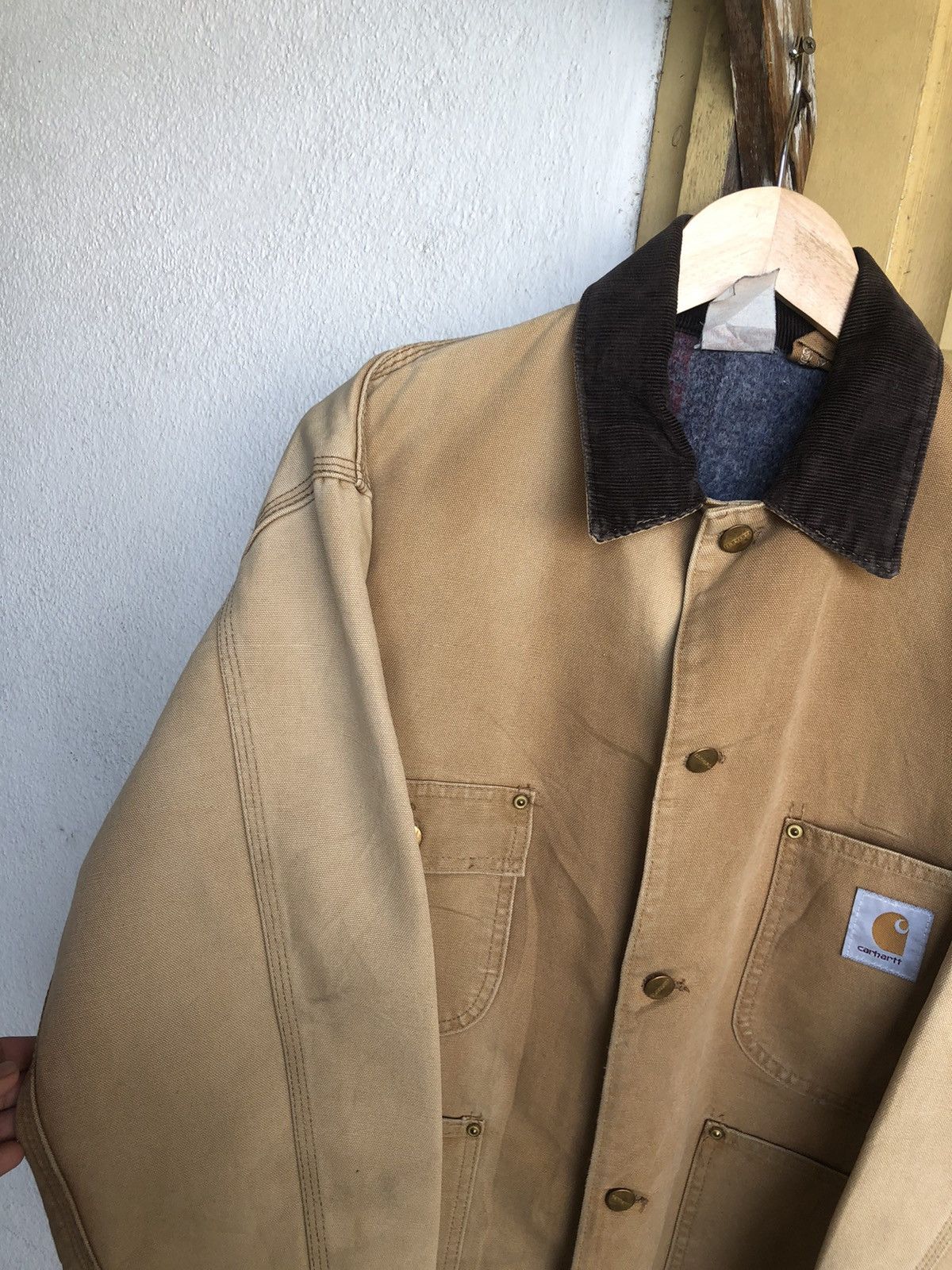 Carhartt Vintage 90s Carhartt Faded Sun Michigan Jacket Size US L / EU 52-54 / 3 - 13 Thumbnail