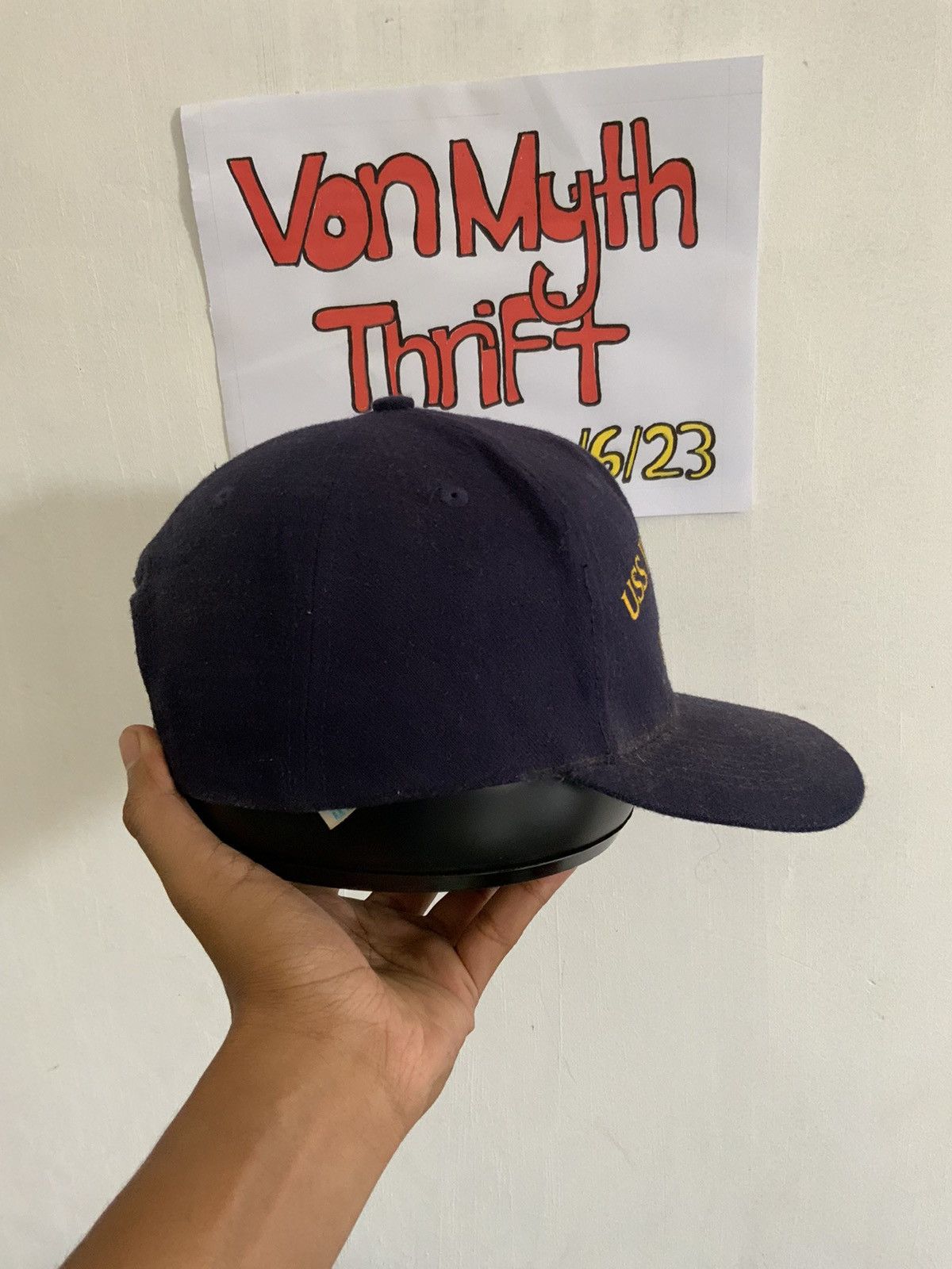Vintage Vintage USS Ingraham DD-694 Navy US Hat Size ONE SIZE - 5 Thumbnail